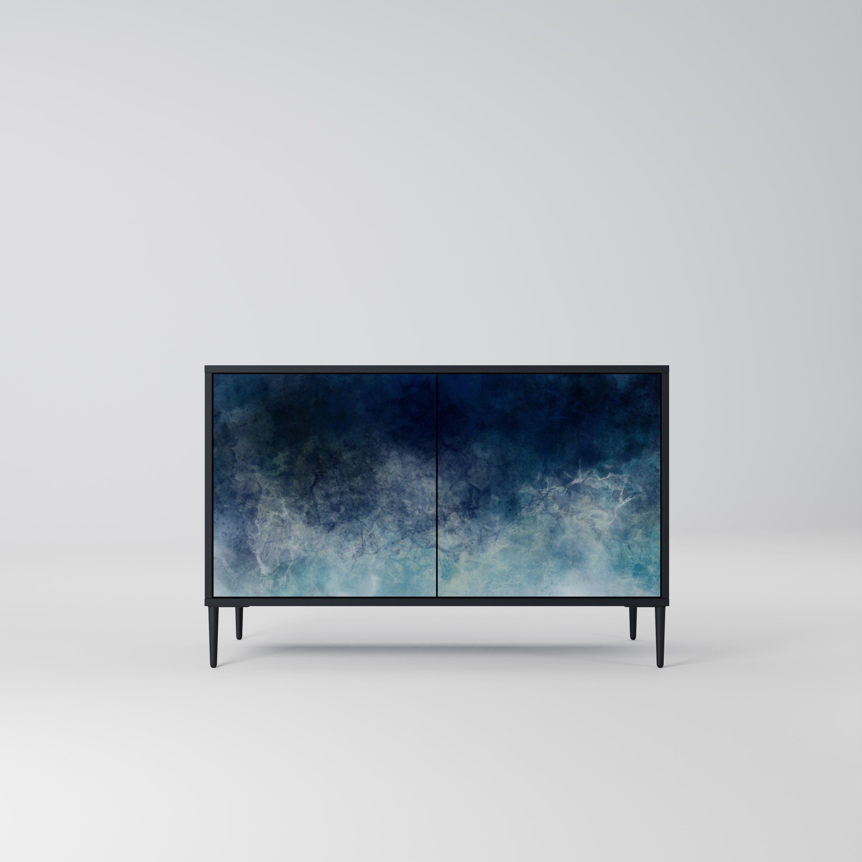 CELESTIAL FALL 2-Door Sideboard in Black Finish