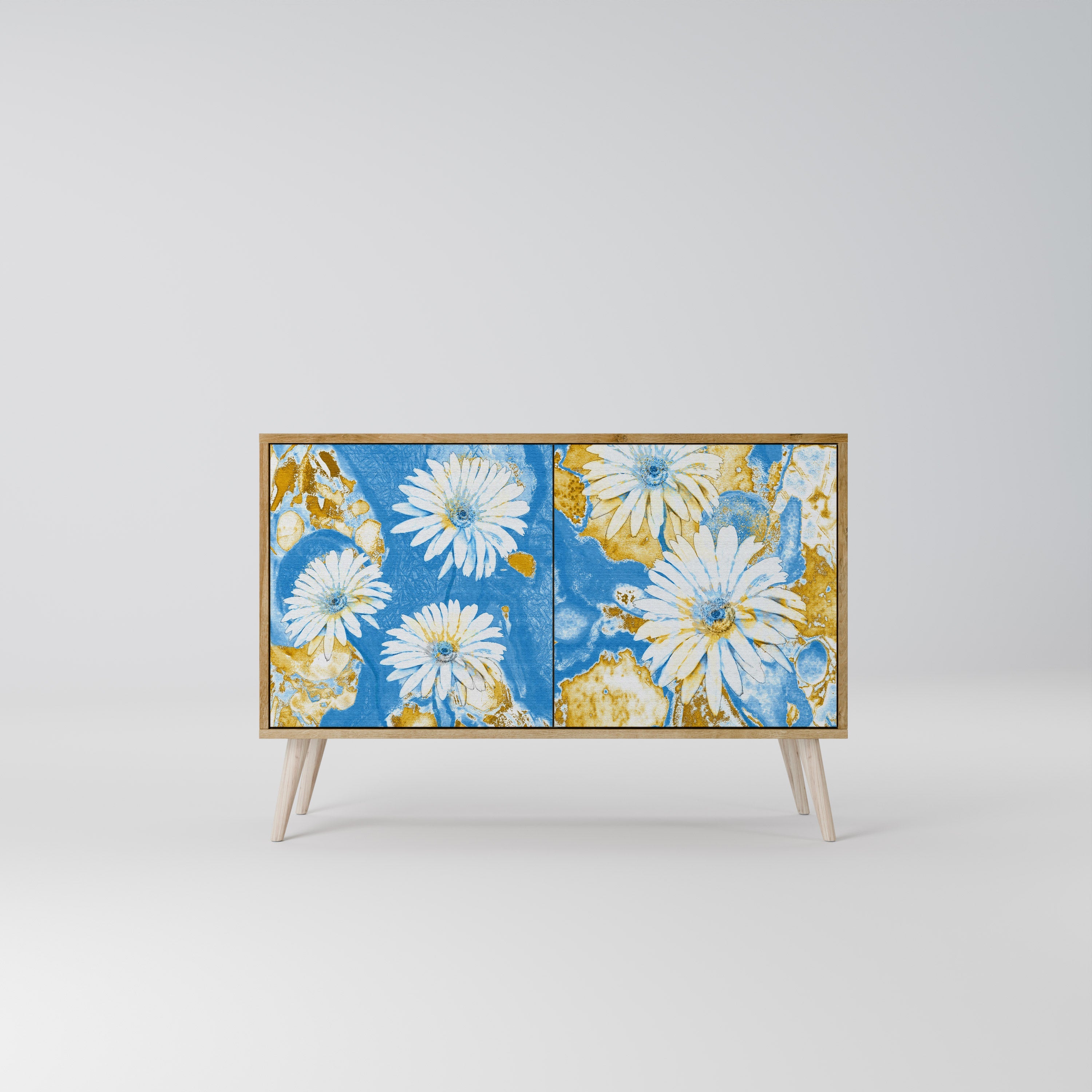 DAISY LUXE 2-Door Sideboard in Oak Effect