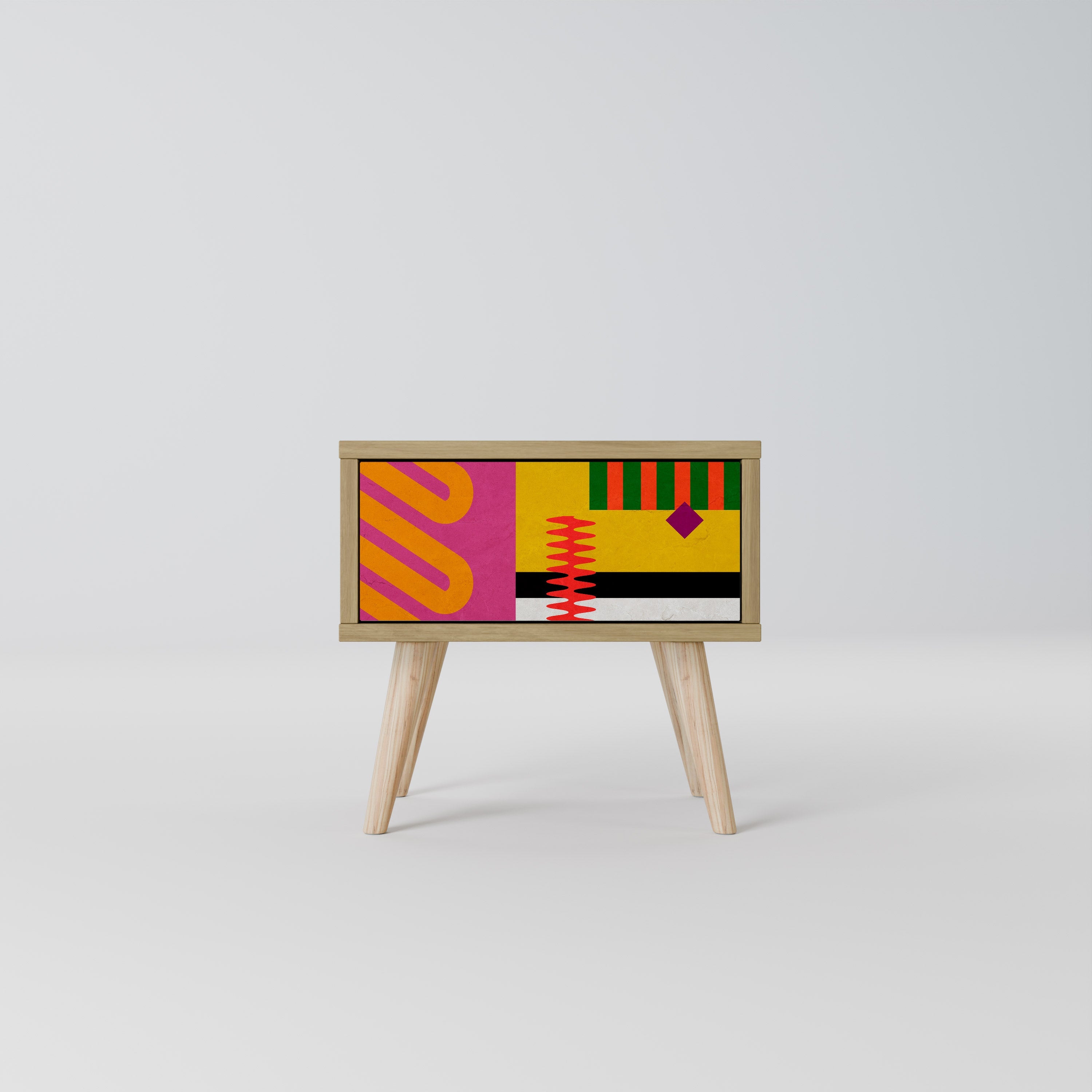 Κομοδίνο VIVID ART σε στιλ δρυός