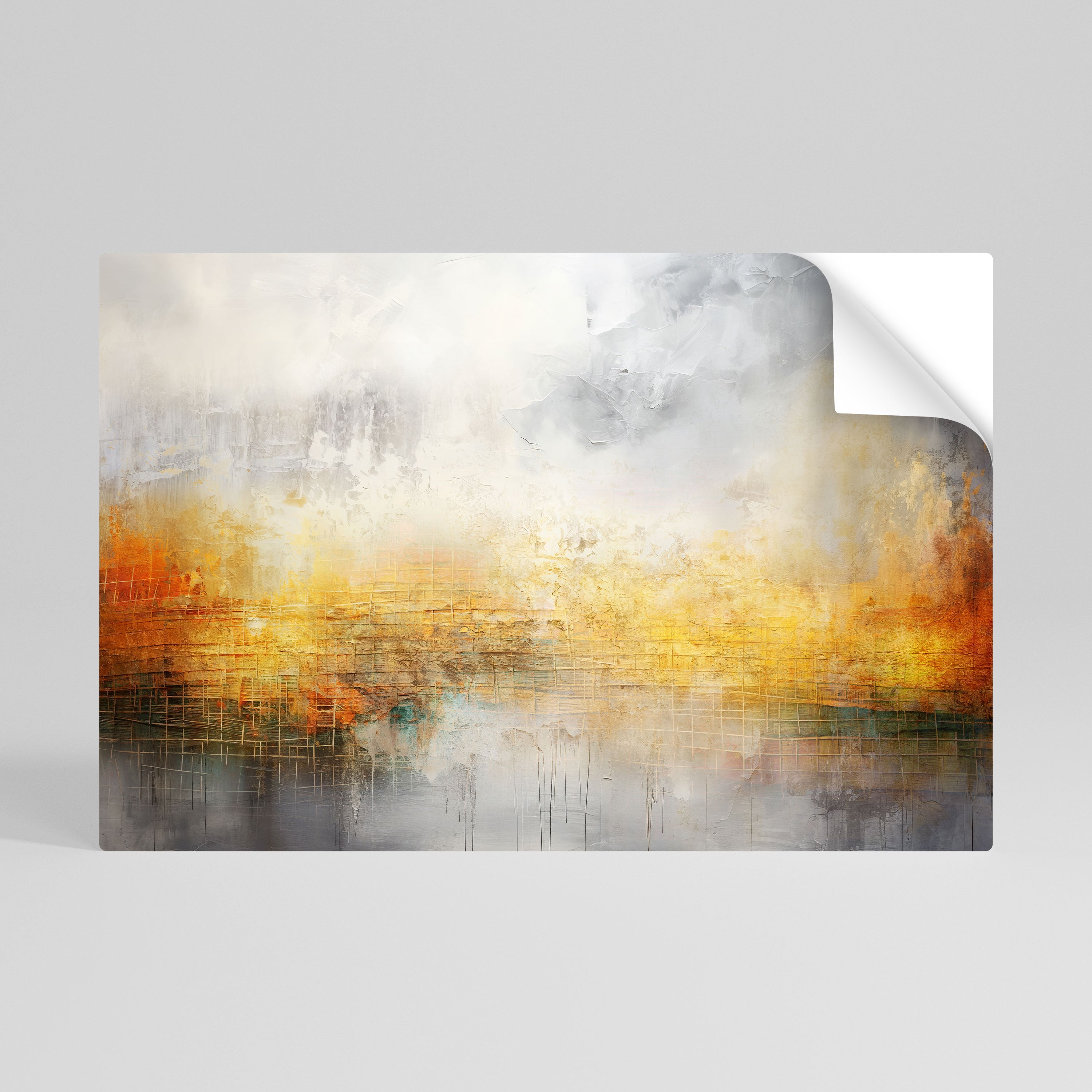 IMPRESSIONAL DAWN Peel and Stick Horizontal Poster