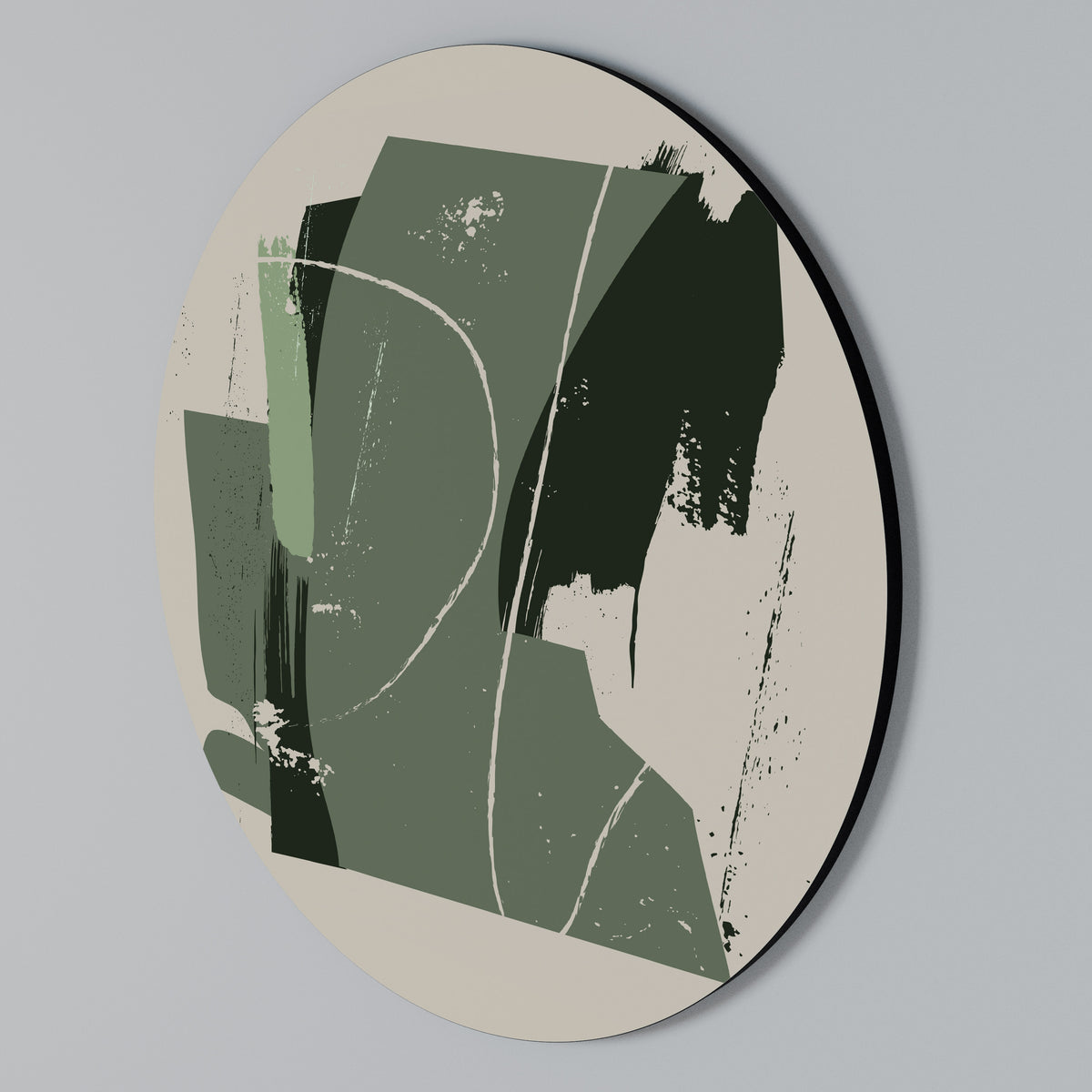 EVERGREEN ESCAPE Round Wall Art