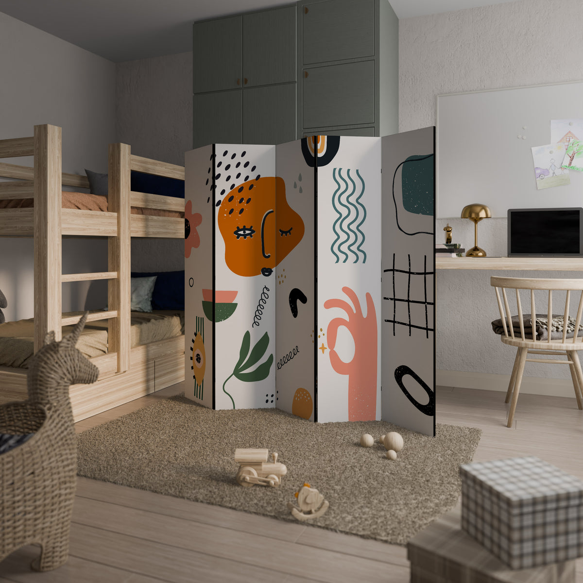 MATISSE WHIMSY Παραβάν με 5 πάνελ