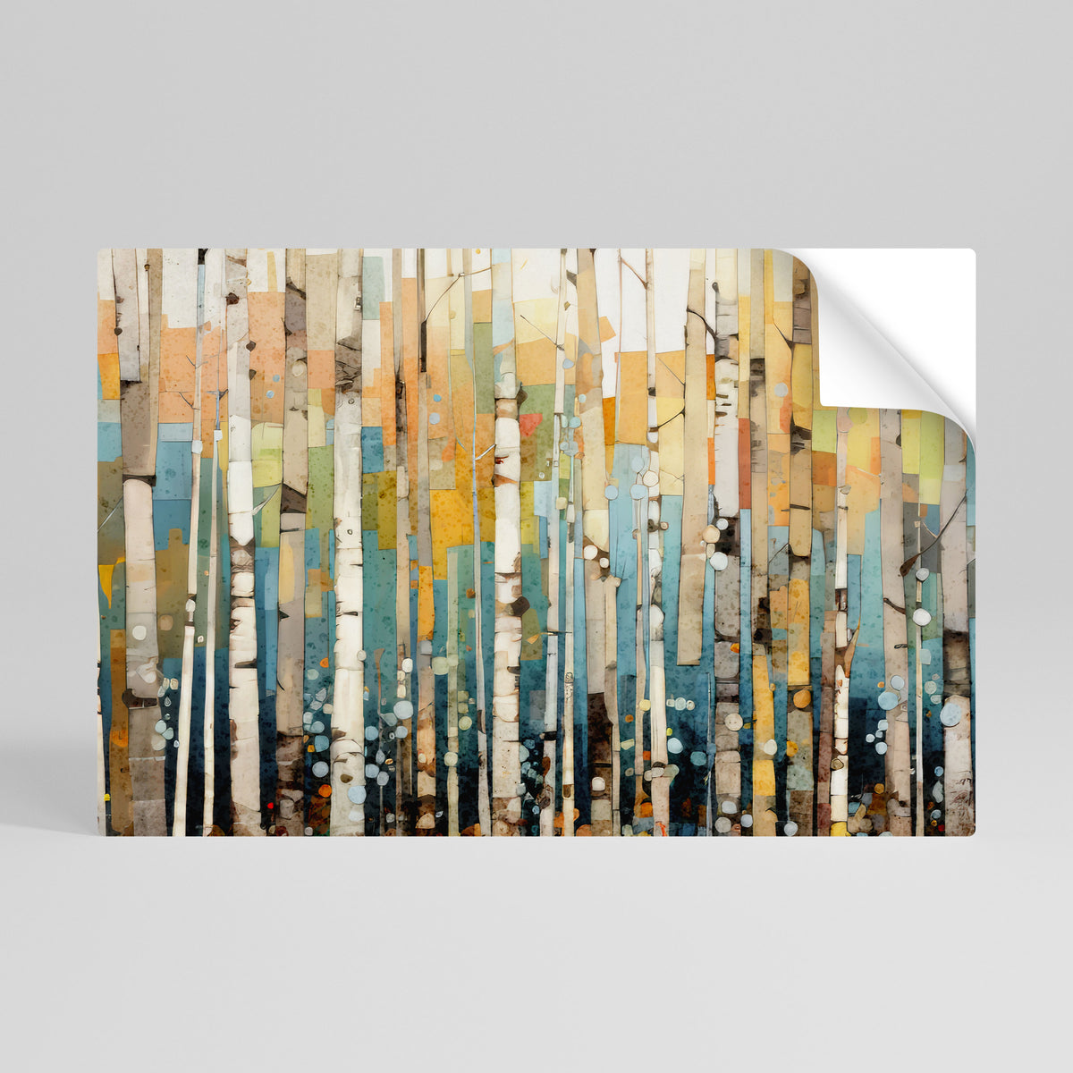 BIRCH KALEIDOSCOPE Αυτοκόλλητη Αφίσα οριζόντια