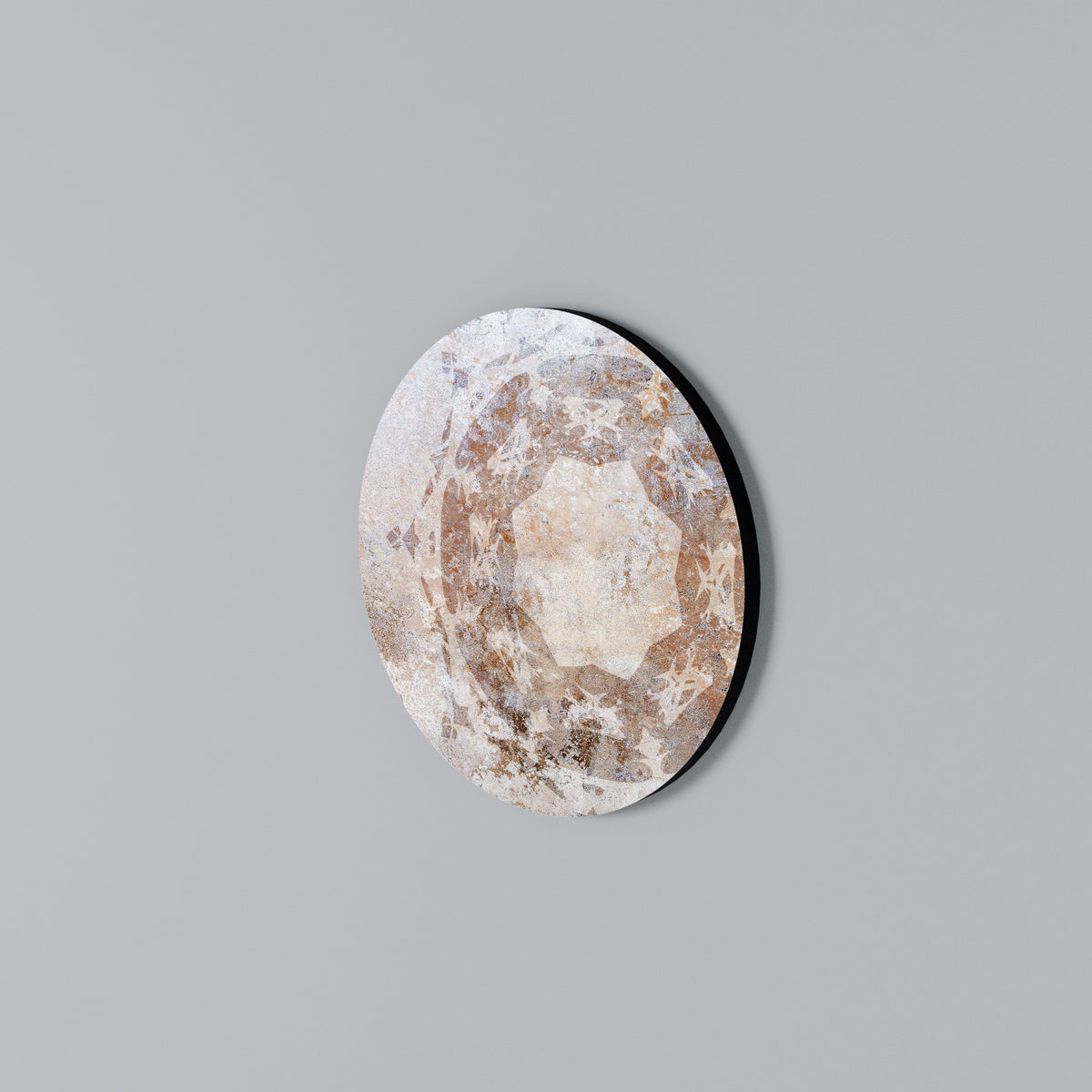EARTHY ELEGANCE Στρογγυλός πίνακας ζωγραφικής