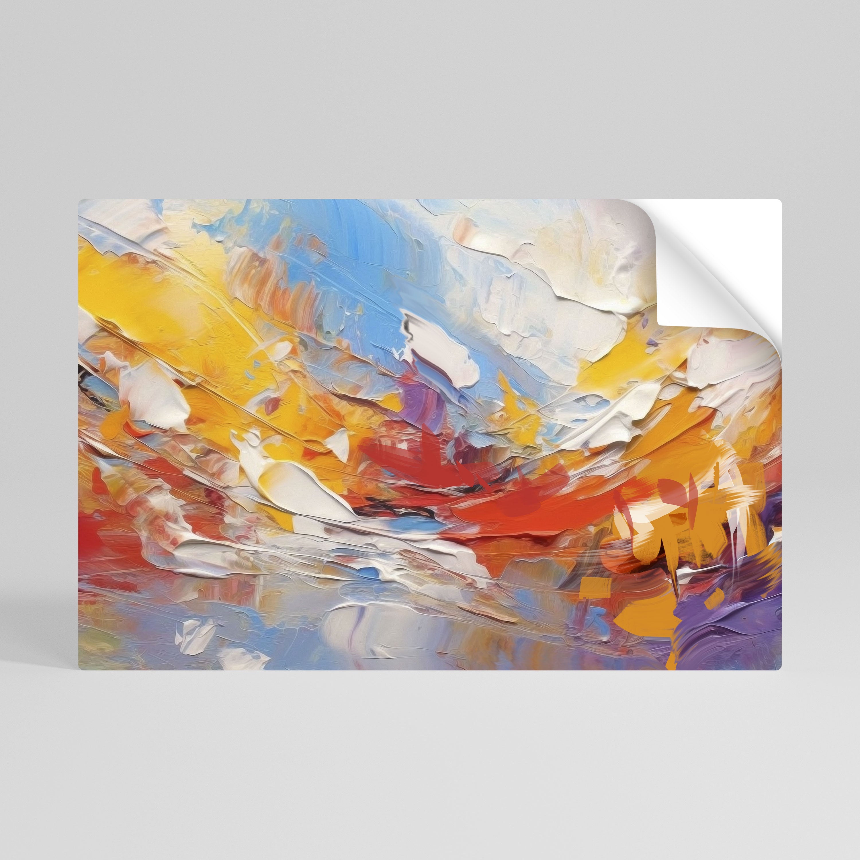 COLORFUL REVERIE Peel and Stick Horizontal Poster