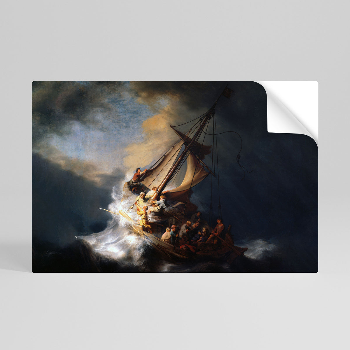 STORM OF HEROES Peel and Stick Horizontal Poster