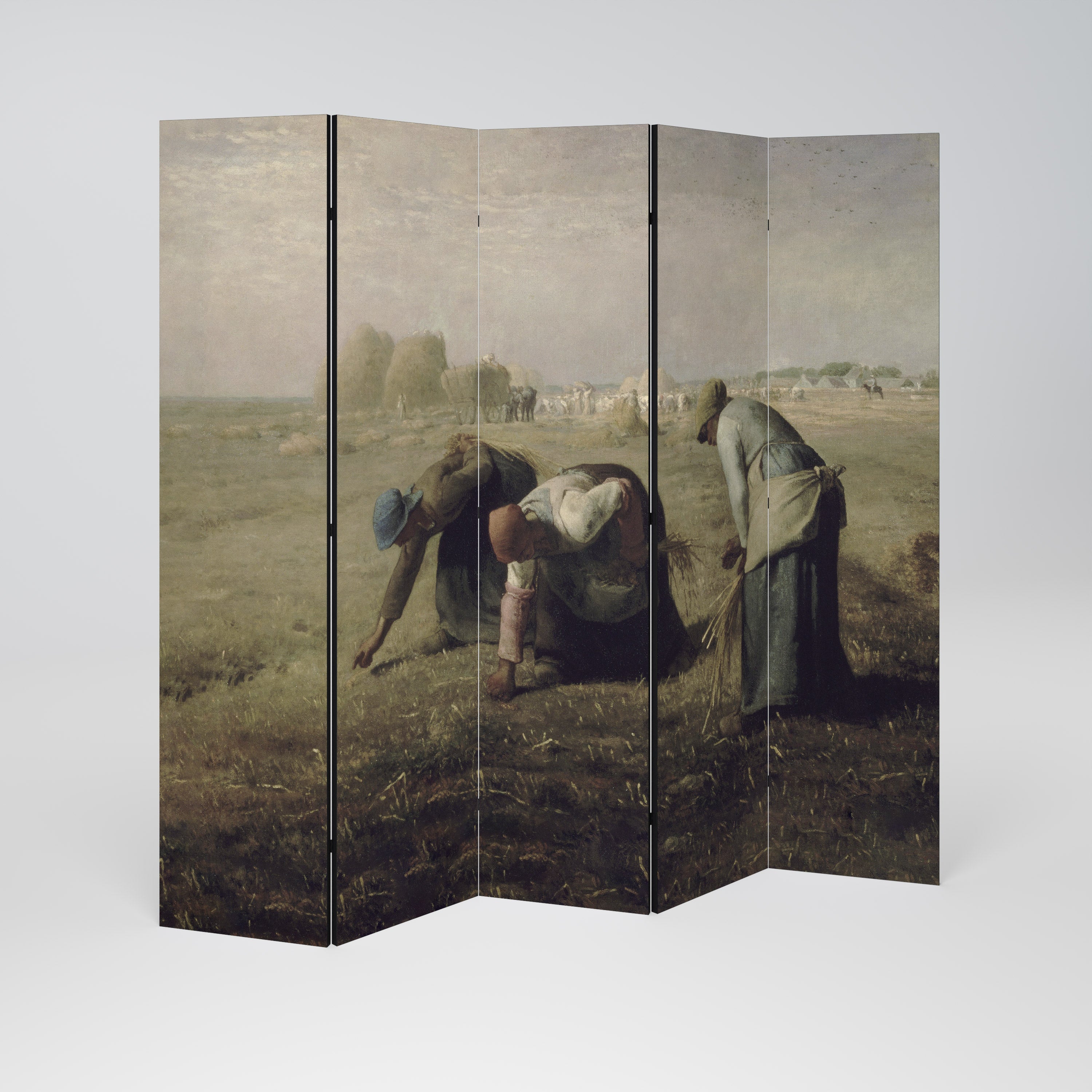 THE GLEANERS Decorative 5-Panel Room Divider
