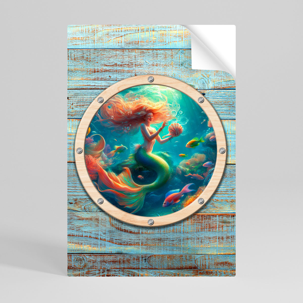 MERMAID DREAMS Peel and Stick Vertical Poster