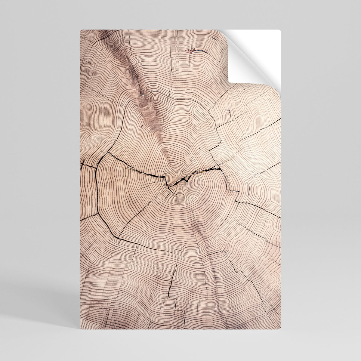 TIMEWORN RHYTHM Peel and Stick Vertical Poster