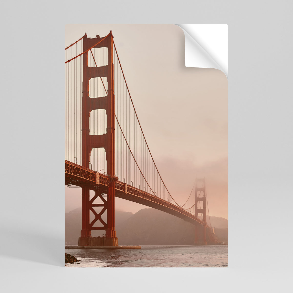 BRIDGE OF DREAMS Peel and Stick Vertical Poster