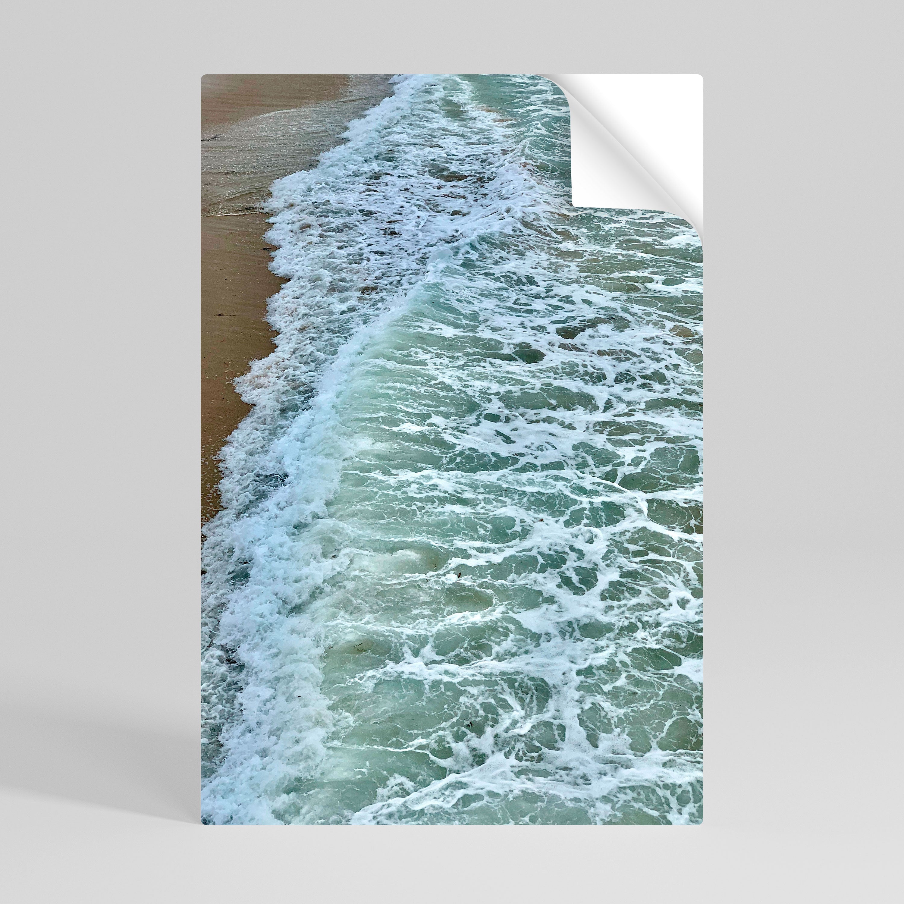 WAVES OF TIME Peel and Stick Vertical Poster