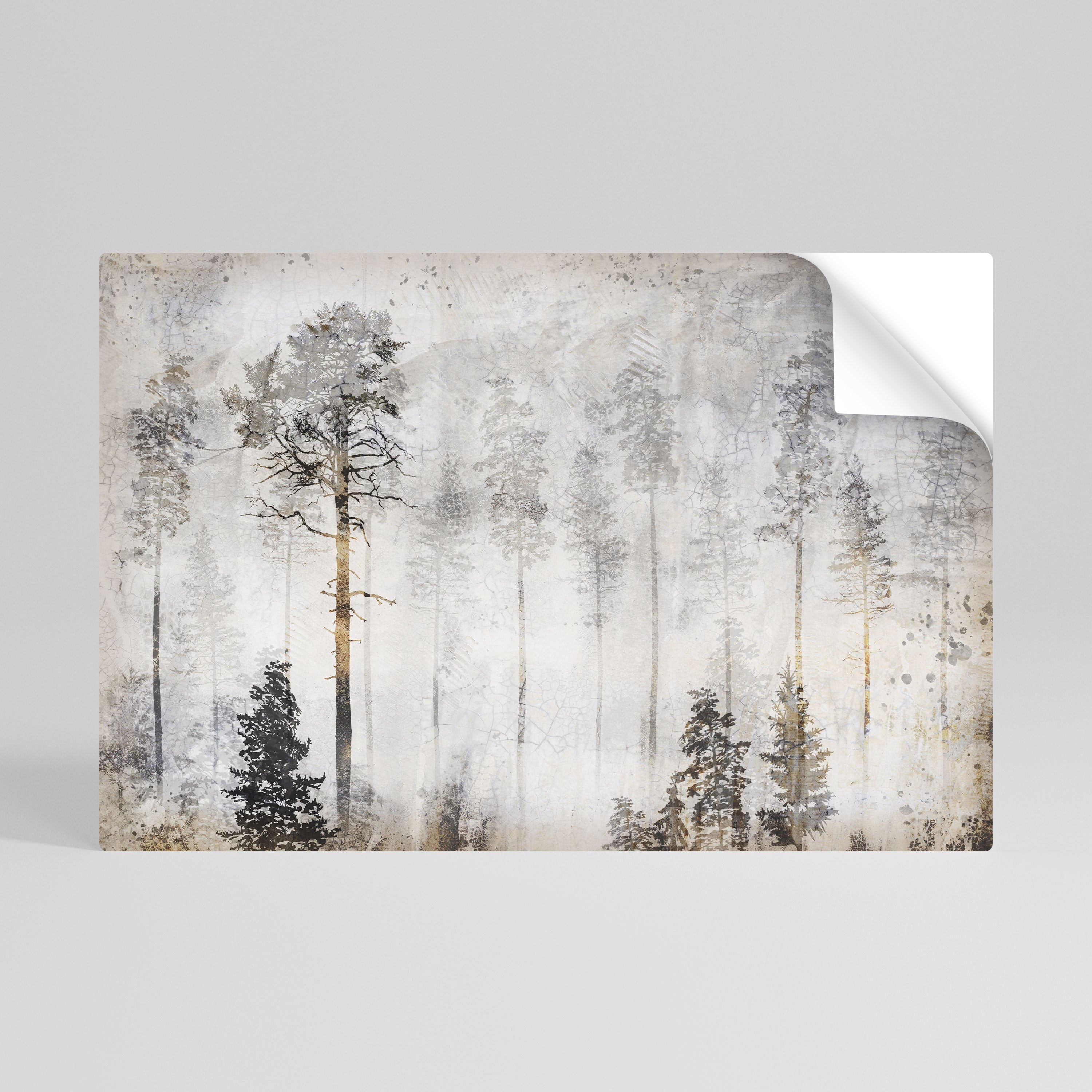 FADE IN THE TREES Ξεφλουδίστε και κολλήστε οριζόντια αφίσα