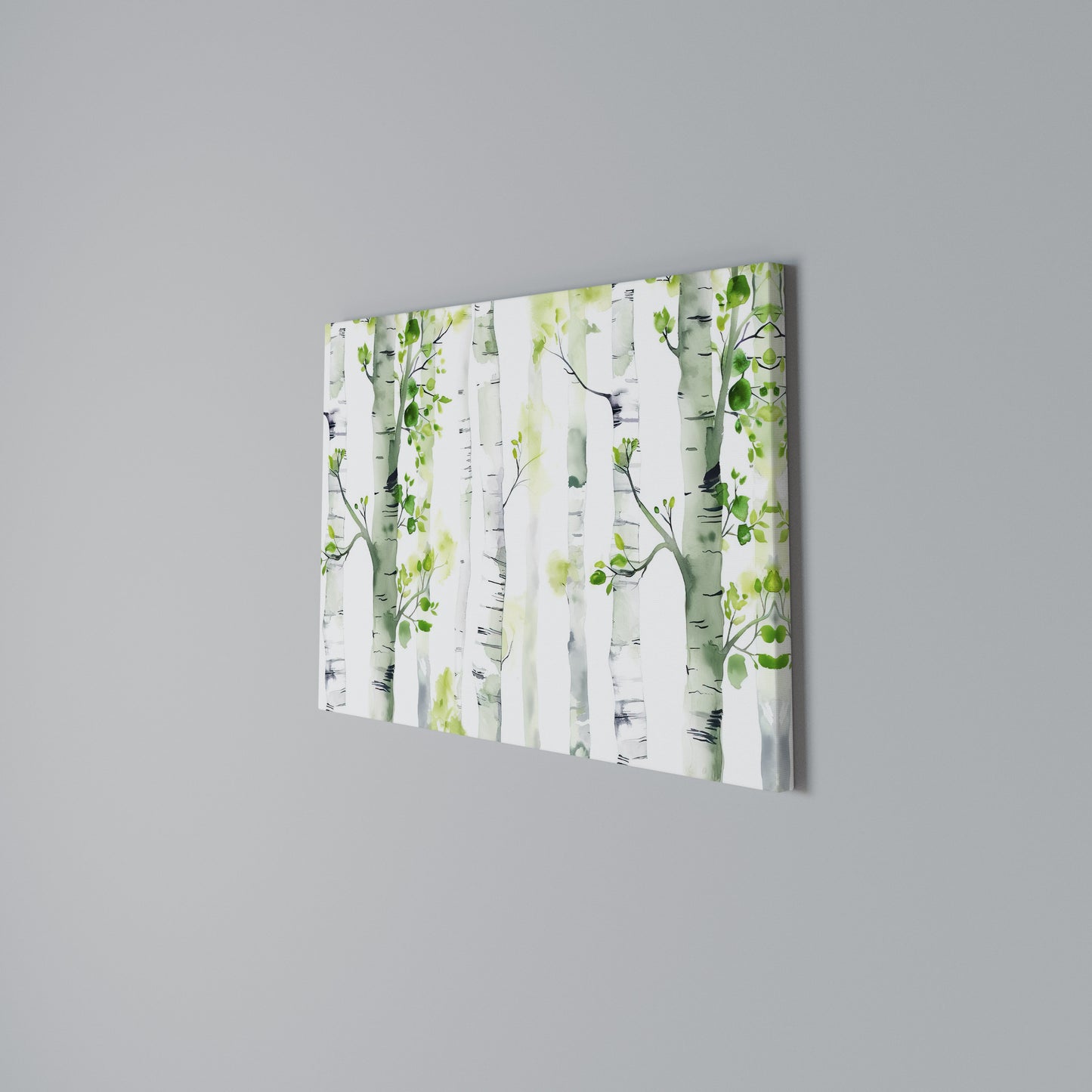 BIRCHY SOLACE Horizontal Canvas Print