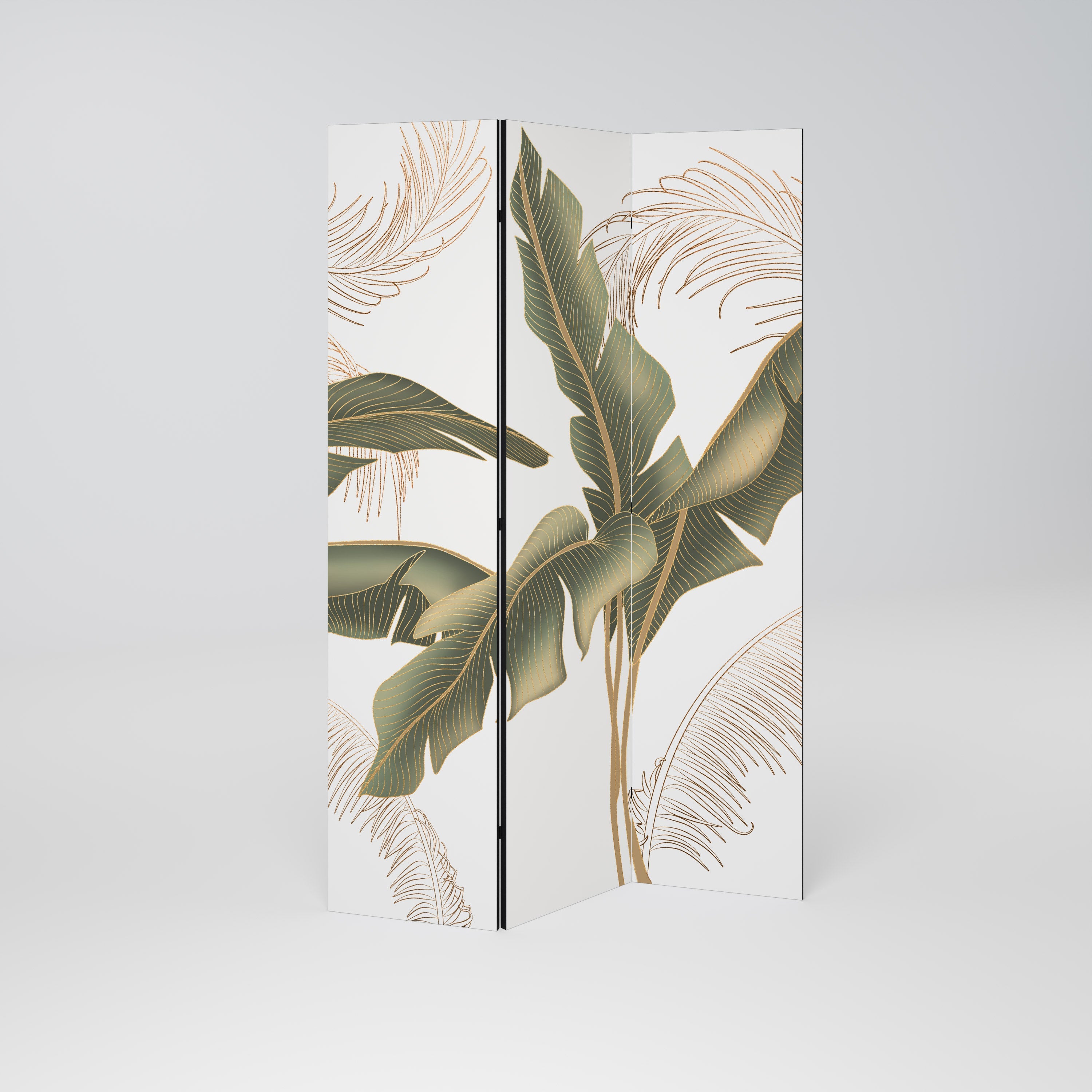 SUBTLE CHARM Decorative 3-Panel Room Divider
