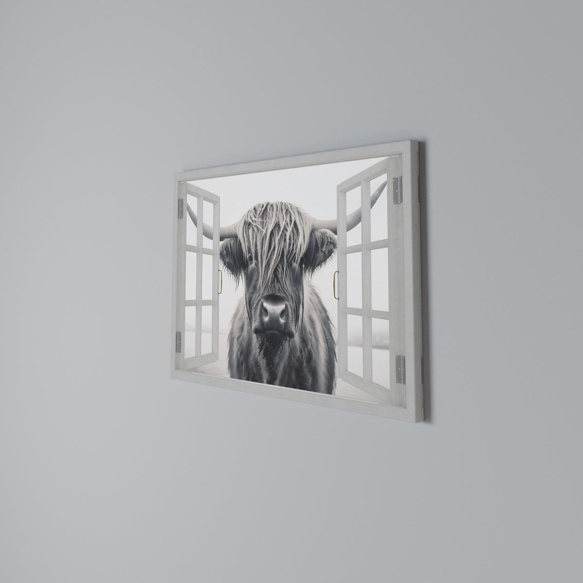 WILDLY WINDOWED VIEWS Horizontal Canvas Print