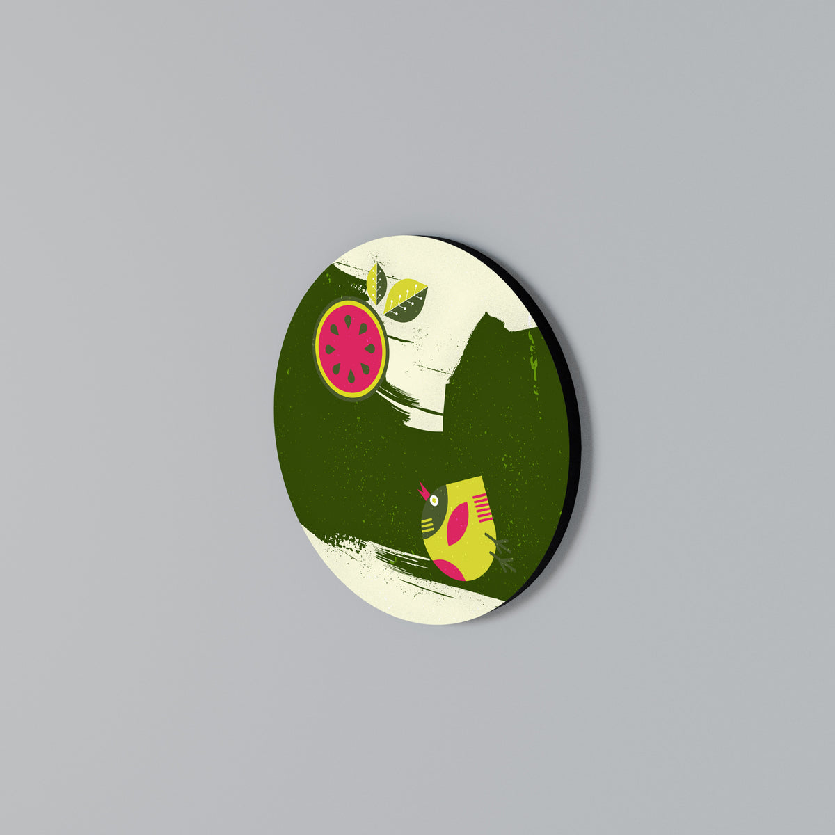 FRUITFUL SWIRLS Στρογγυλός πίνακας ζωγραφικής