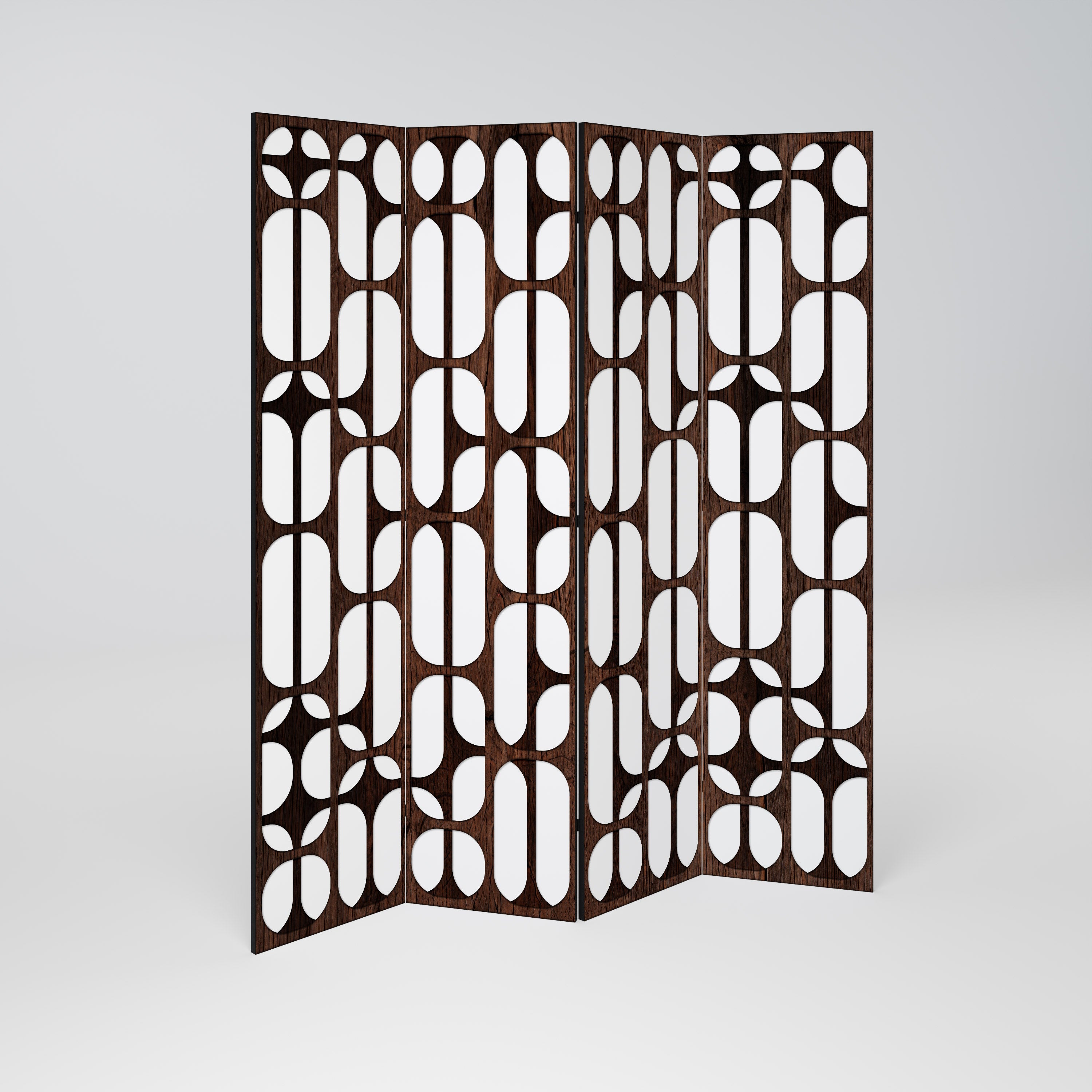 ARTISTIC SPACE HARMONY Decorative 4-Panel Room Divider