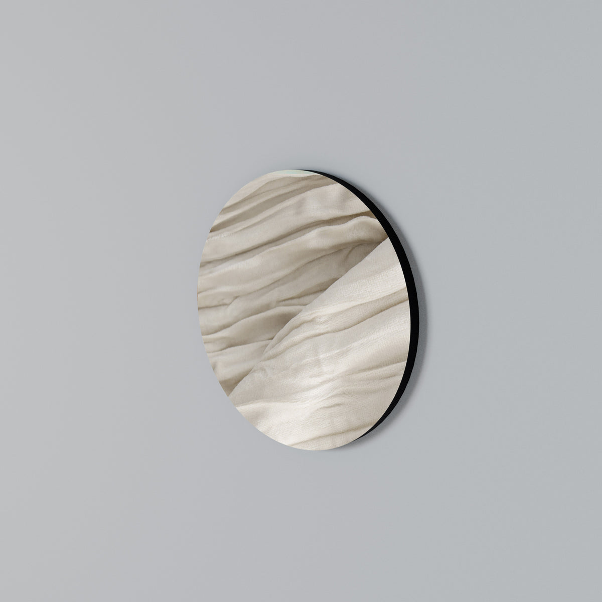 SERENE FOLDS Στρογγυλός πίνακας ζωγραφικής
