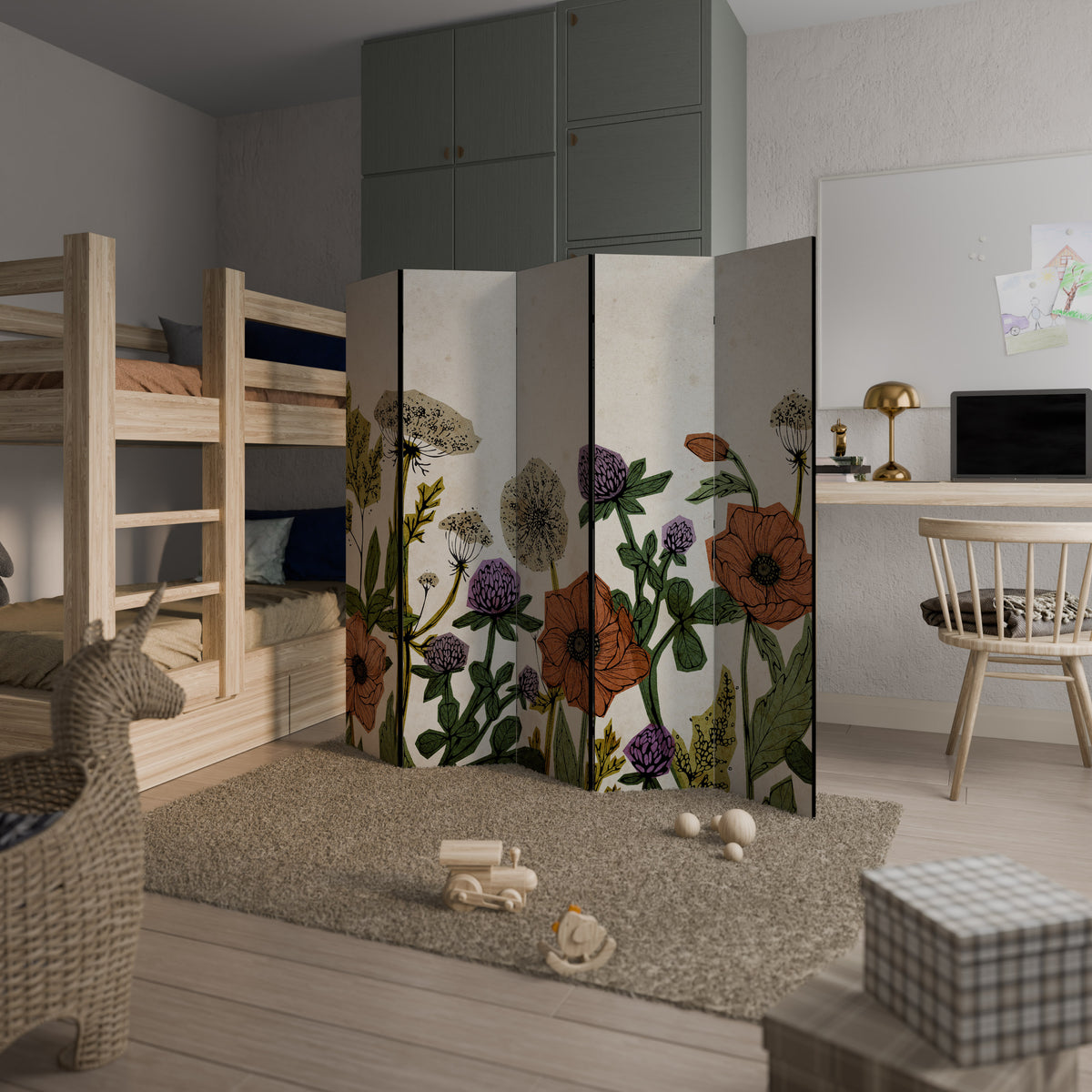 SPROUT ELEGANCE Παραβάν με 5 πάνελ