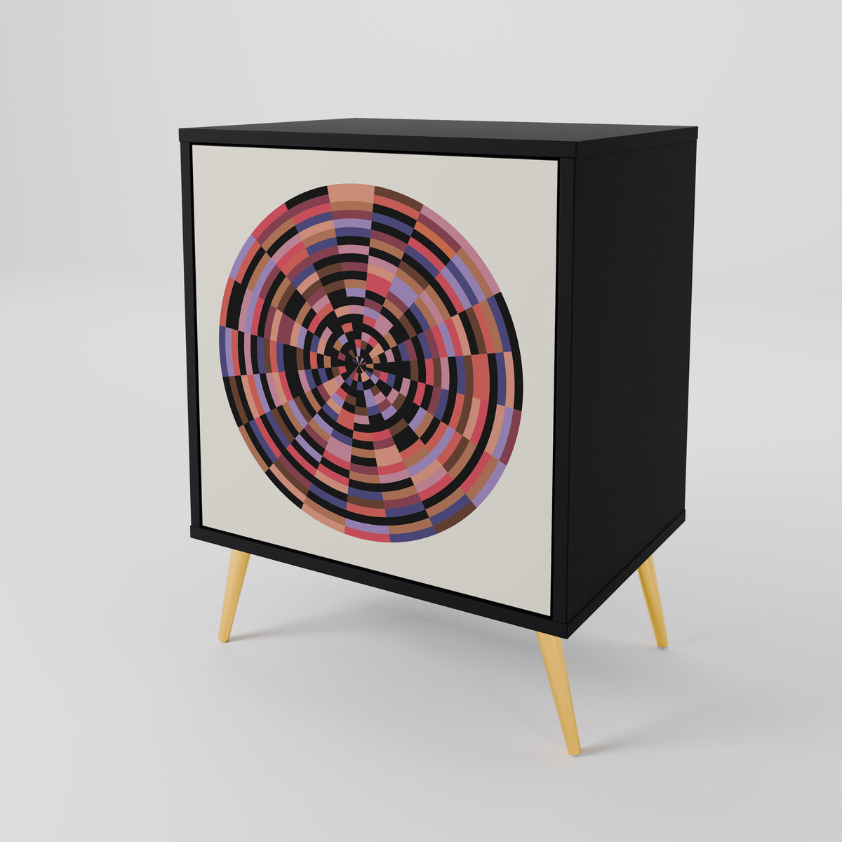 BROWN CIRCLES Μπουφές 1-θύρας