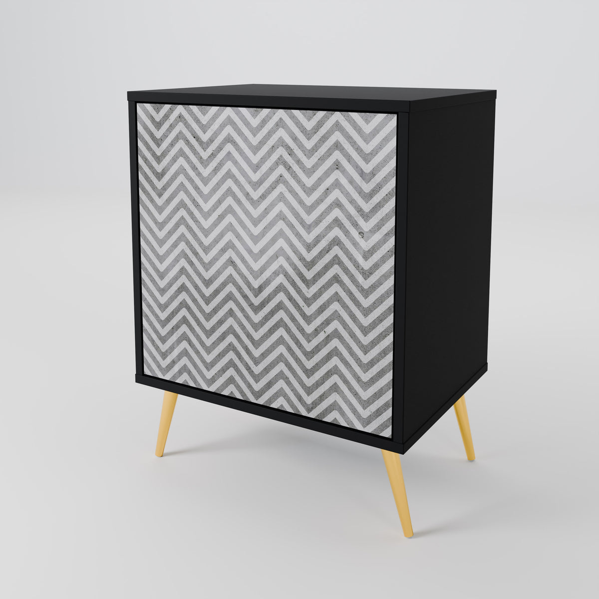 CONCRETE ZIG ZAG Μπουφές 1-θύρας