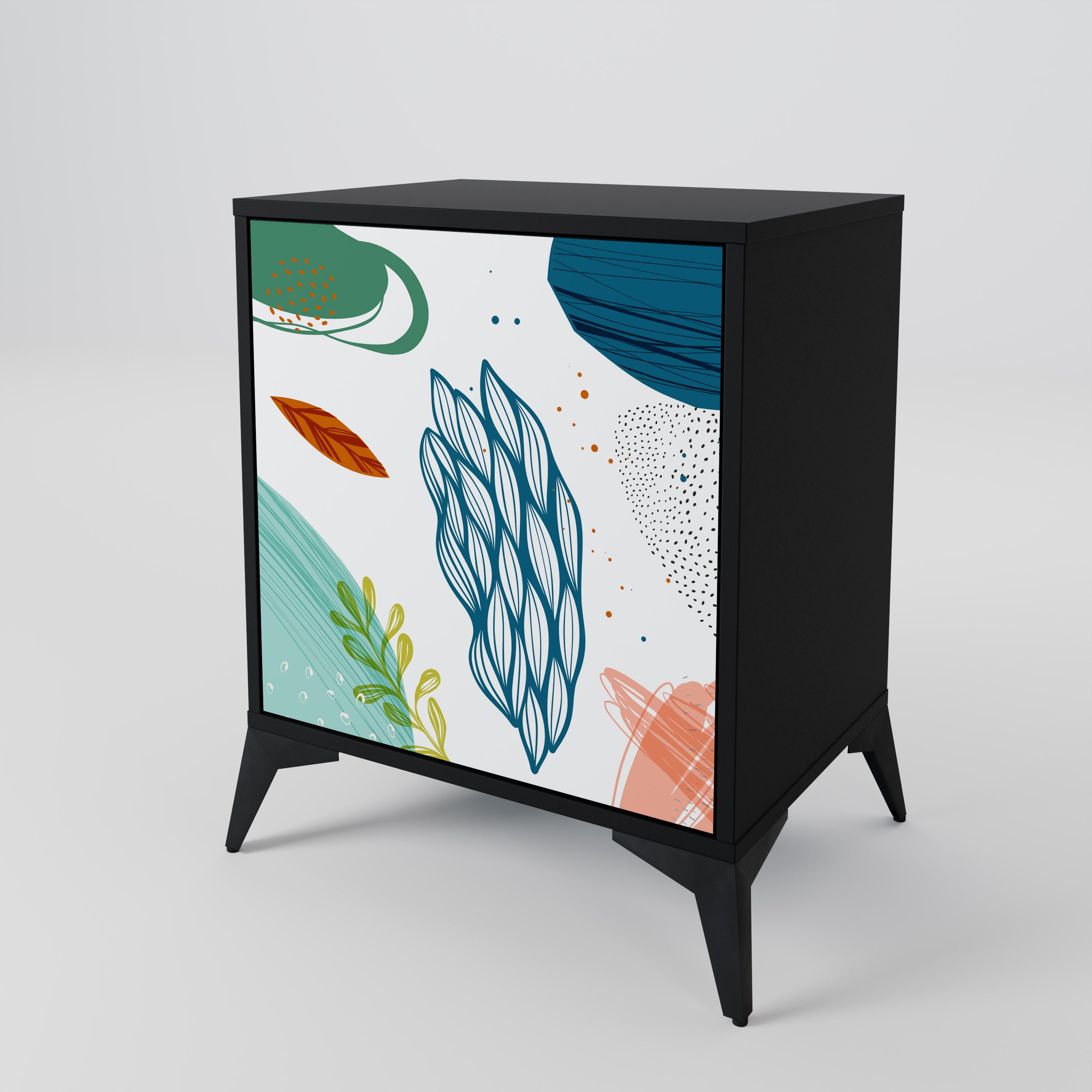 BOTANICAL HURRICANE 1-Door Sideboard