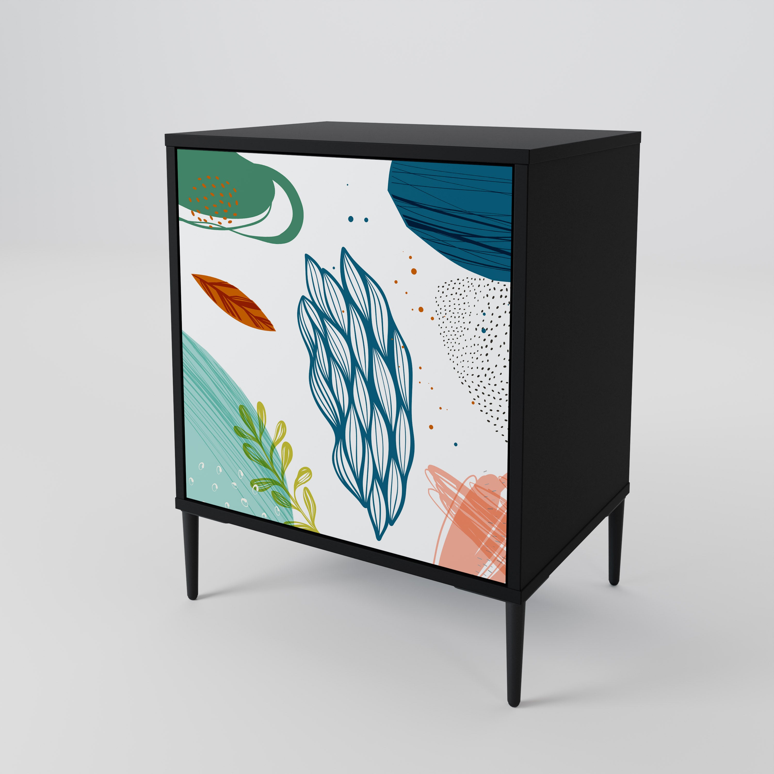 BOTANICAL HURRICANE 1-Door Sideboard