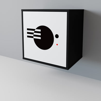 BLACK AND WHITE COMBINATION Μπουφές 1-θύρας