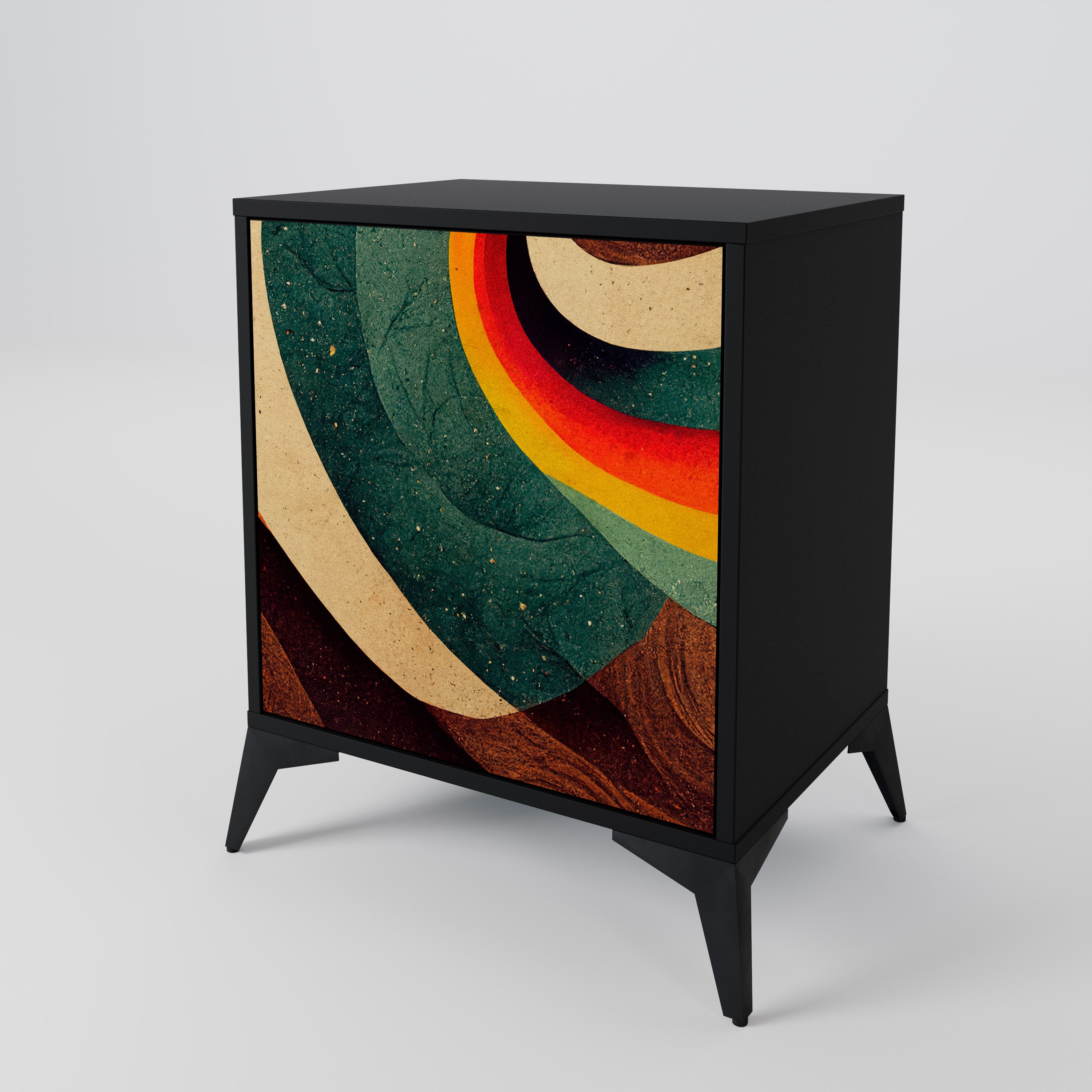 COLORFUL STRANDS 1-Door Sideboard