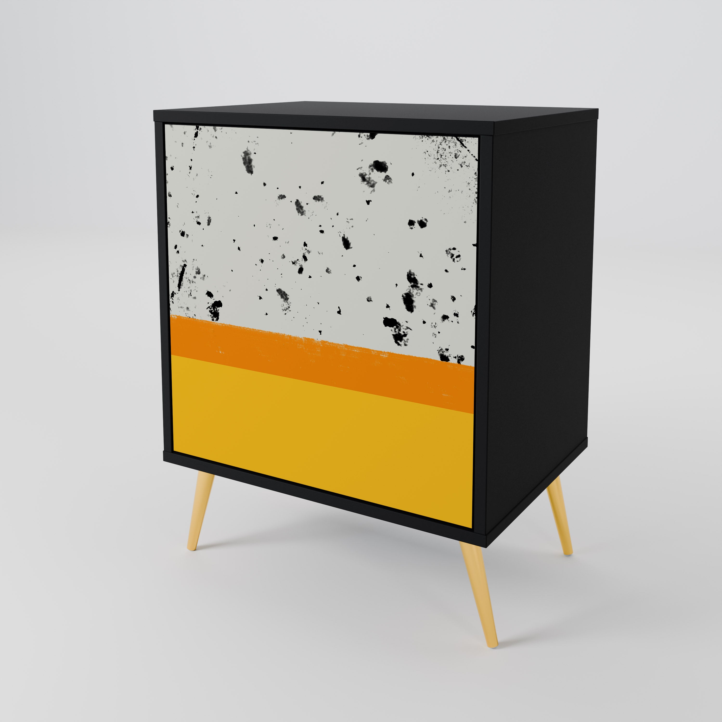 DYED BY ORANGE 1-Door Sideboard
