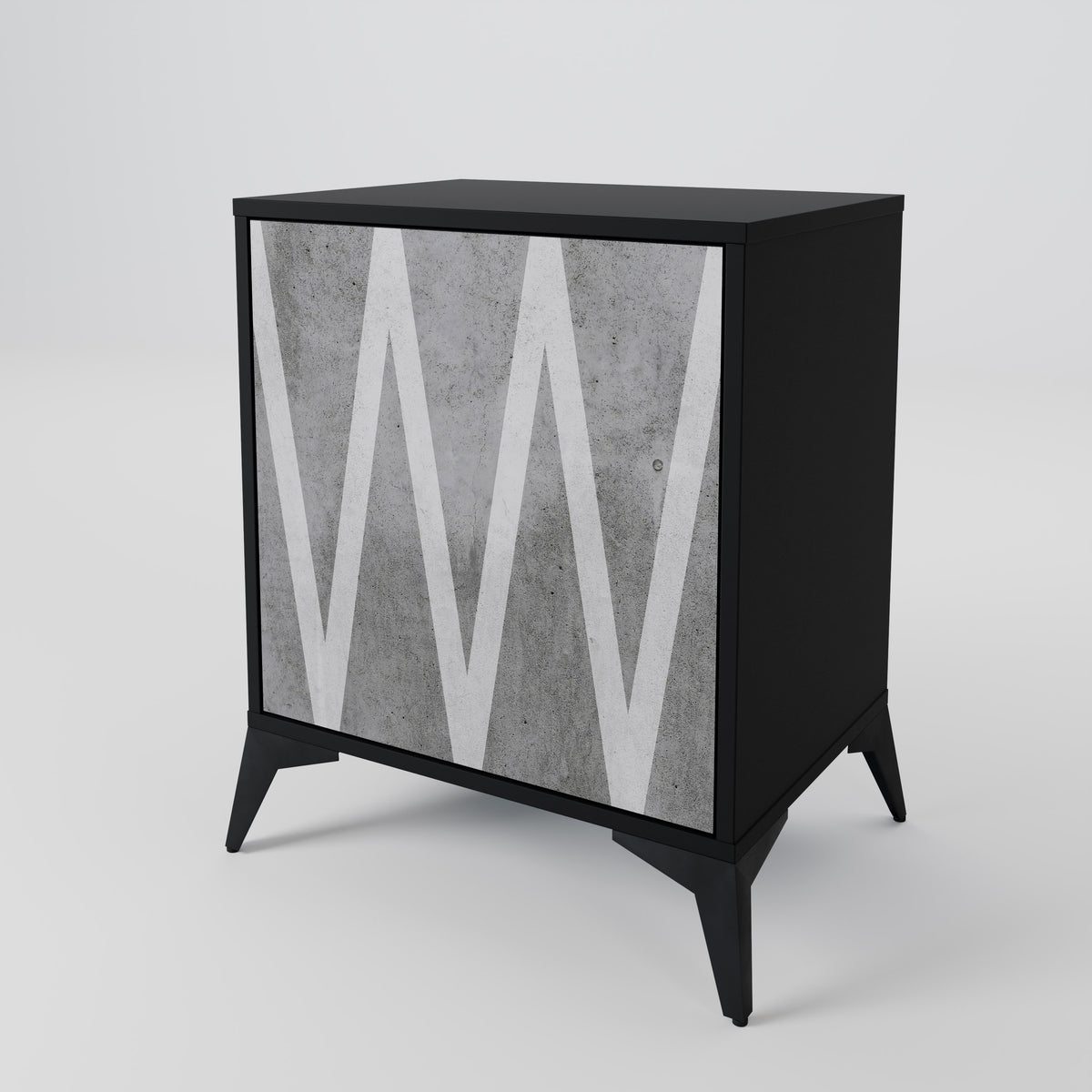 SOLID ZIG ZAG 1-Door Sideboard