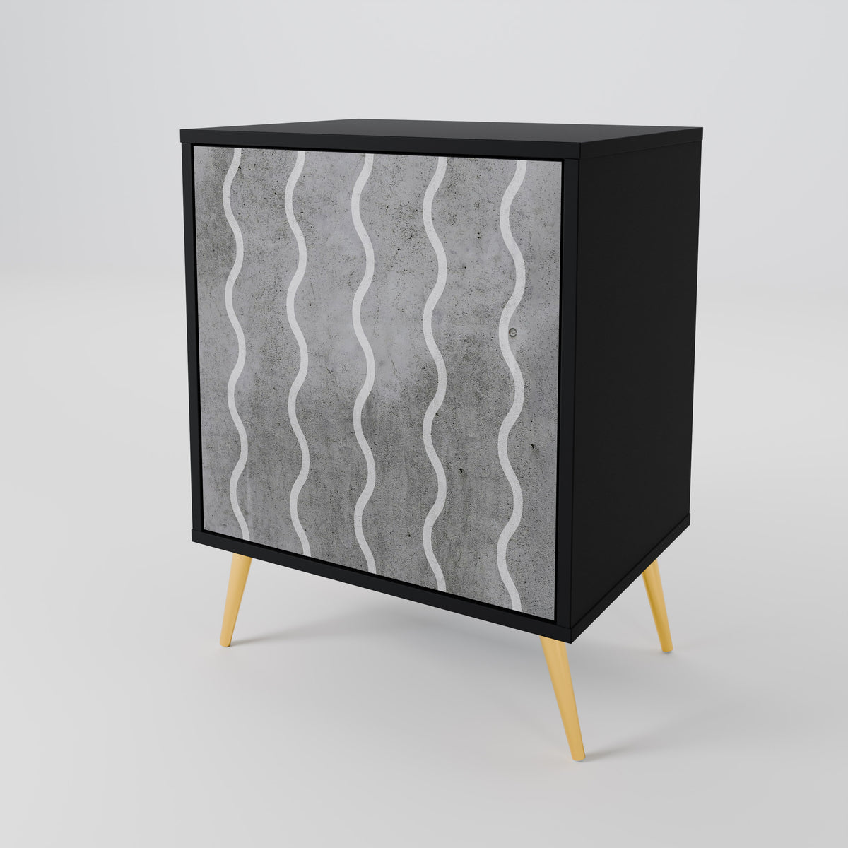 WAVES OF CONCRETE 1-Door Sideboard