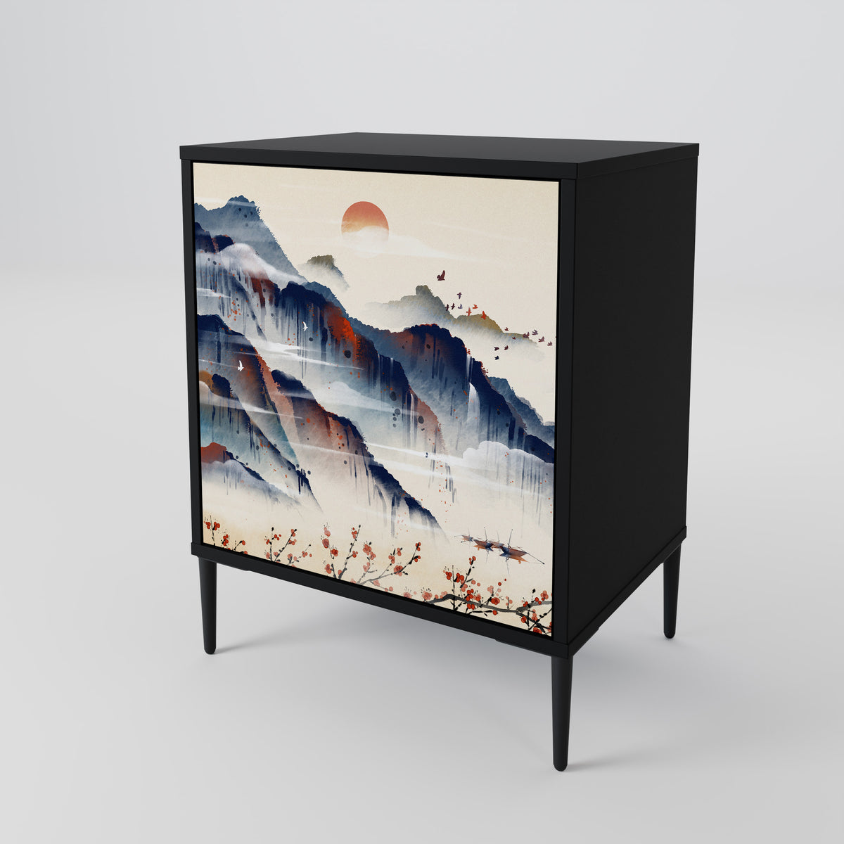 JAPANESE LANDSCAPE Μπουφές 1-θύρας