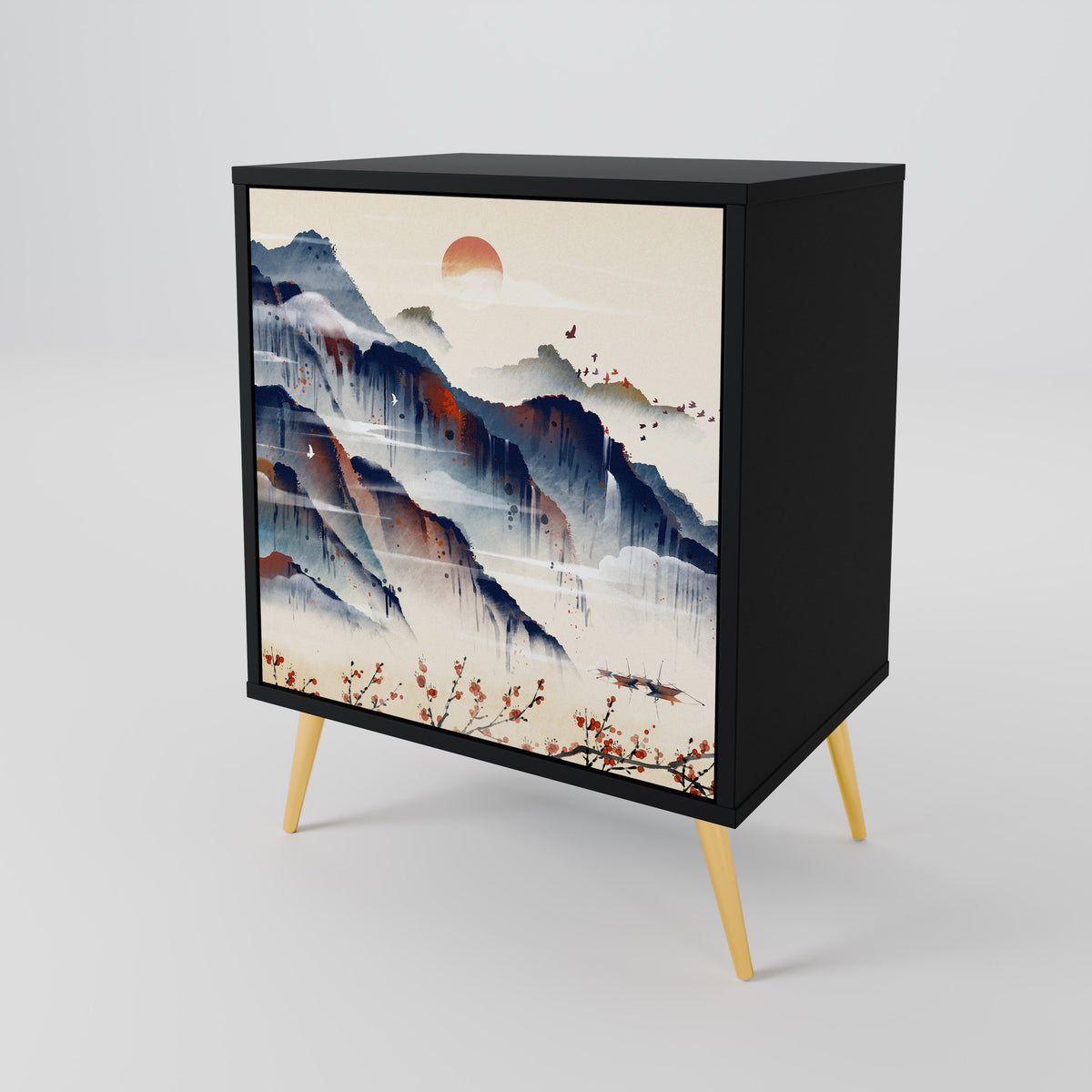 JAPANESE LANDSCAPE Μπουφές 1-θύρας