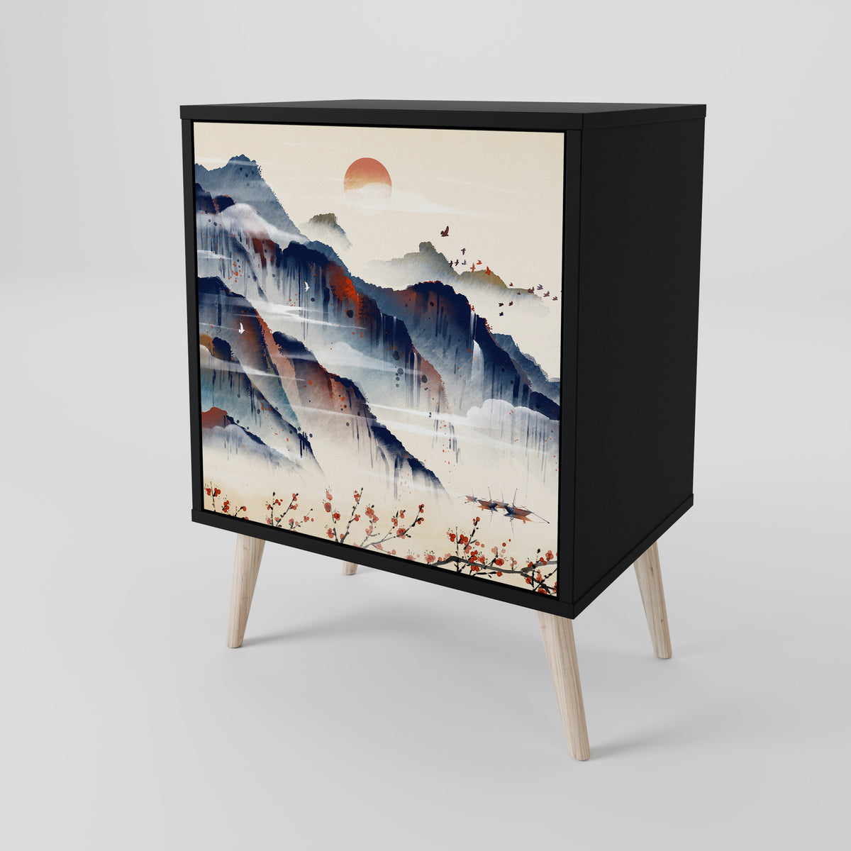 JAPANESE LANDSCAPE Μπουφές 1-θύρας