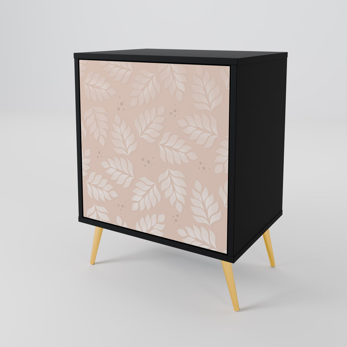 LEAVES ON BEIGE Μπουφές 1-θύρας