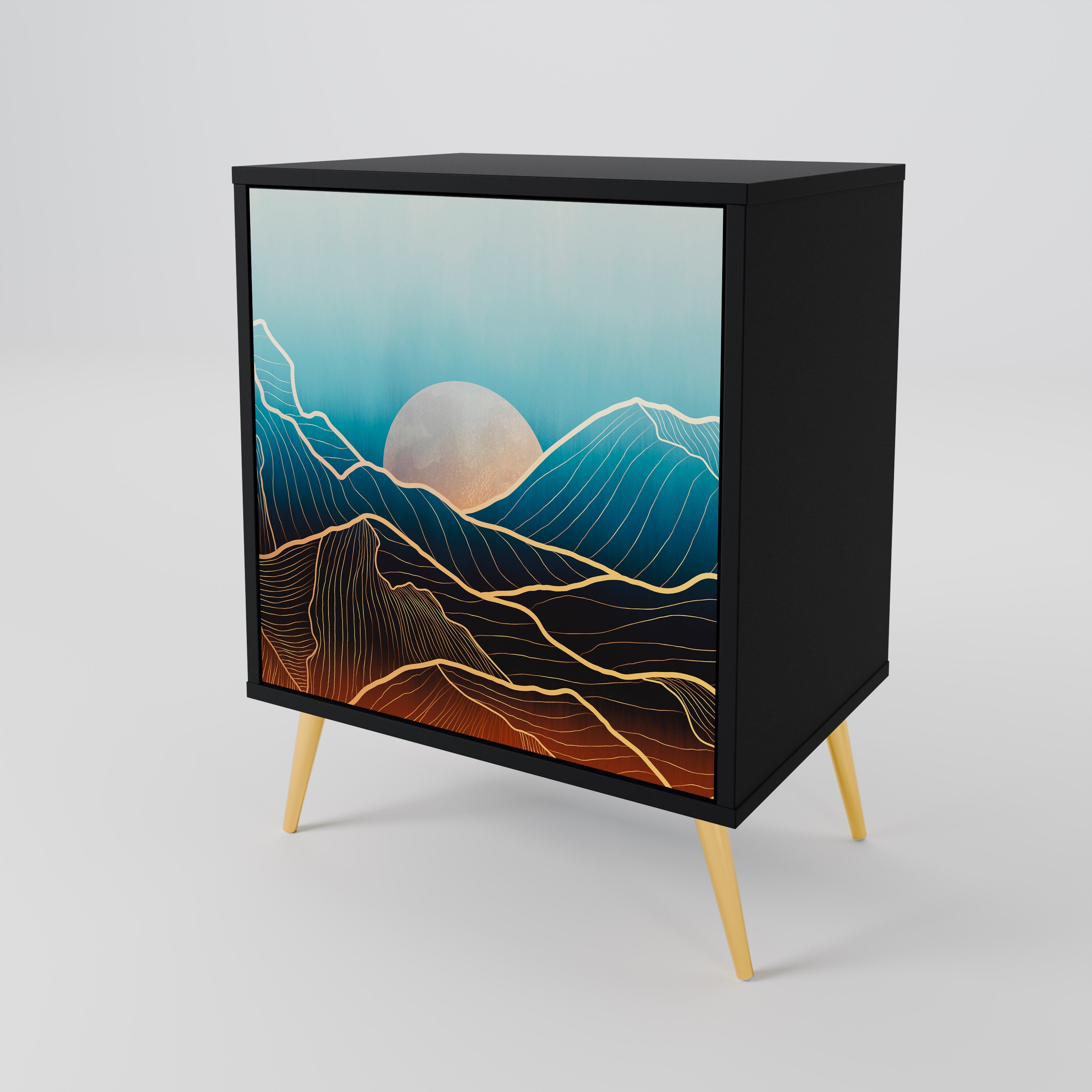 LUNAR SECRETS 1-Door Sideboard