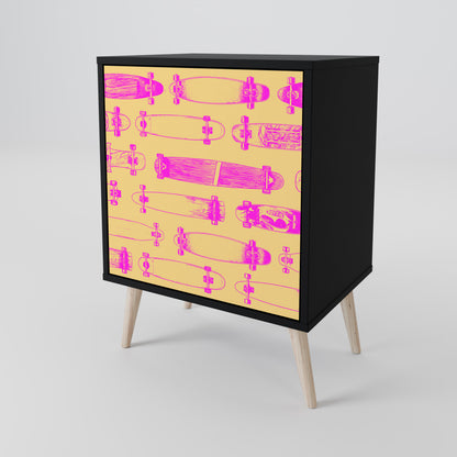 SKATEBOARD ARTISTRY 1-Door Sideboard