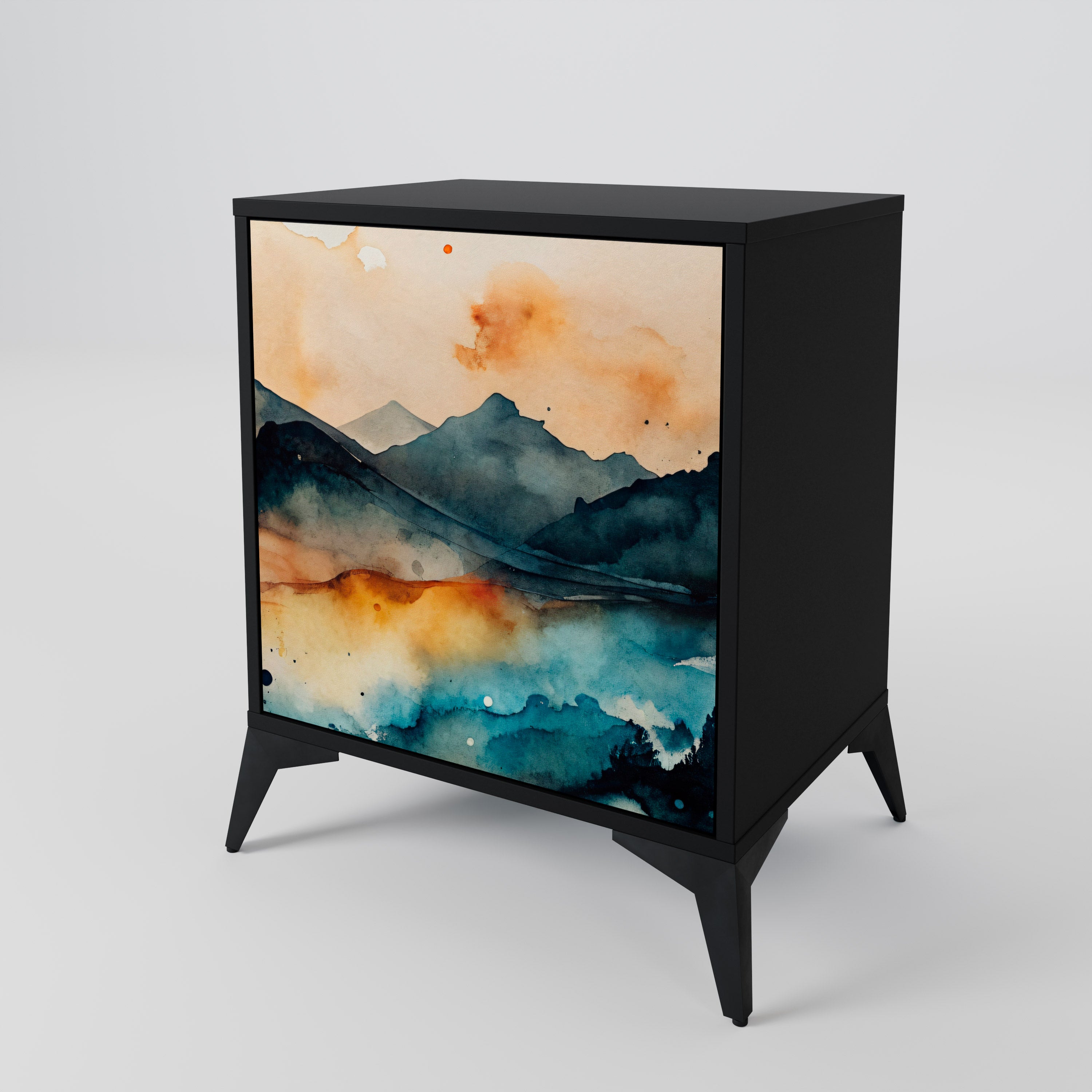 OMINOUS MOUNTAINS 1-Door Sideboard