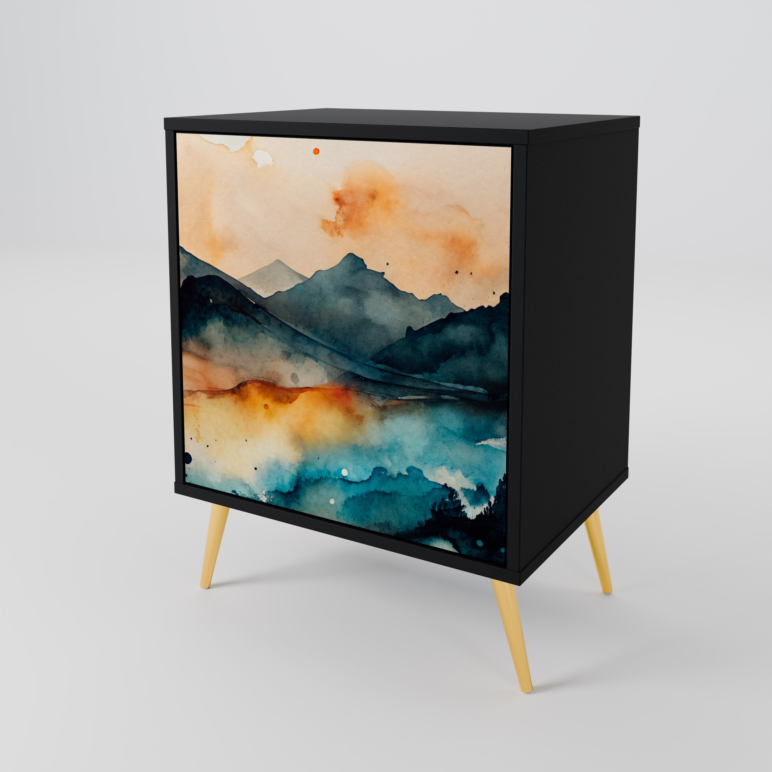 OMINOUS MOUNTAINS 1-Door Sideboard