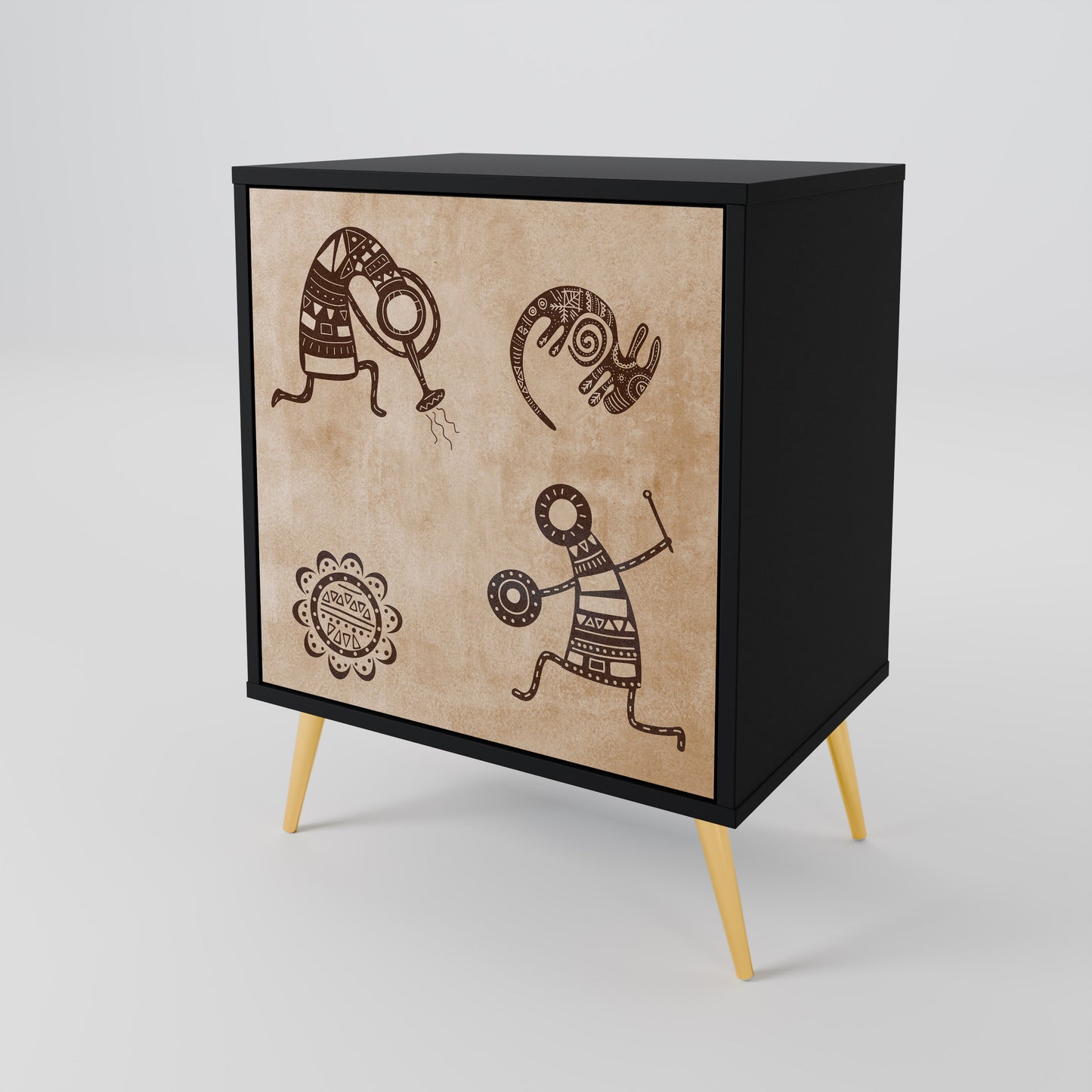 AFRICAN STYLE 1-Door Sideboard