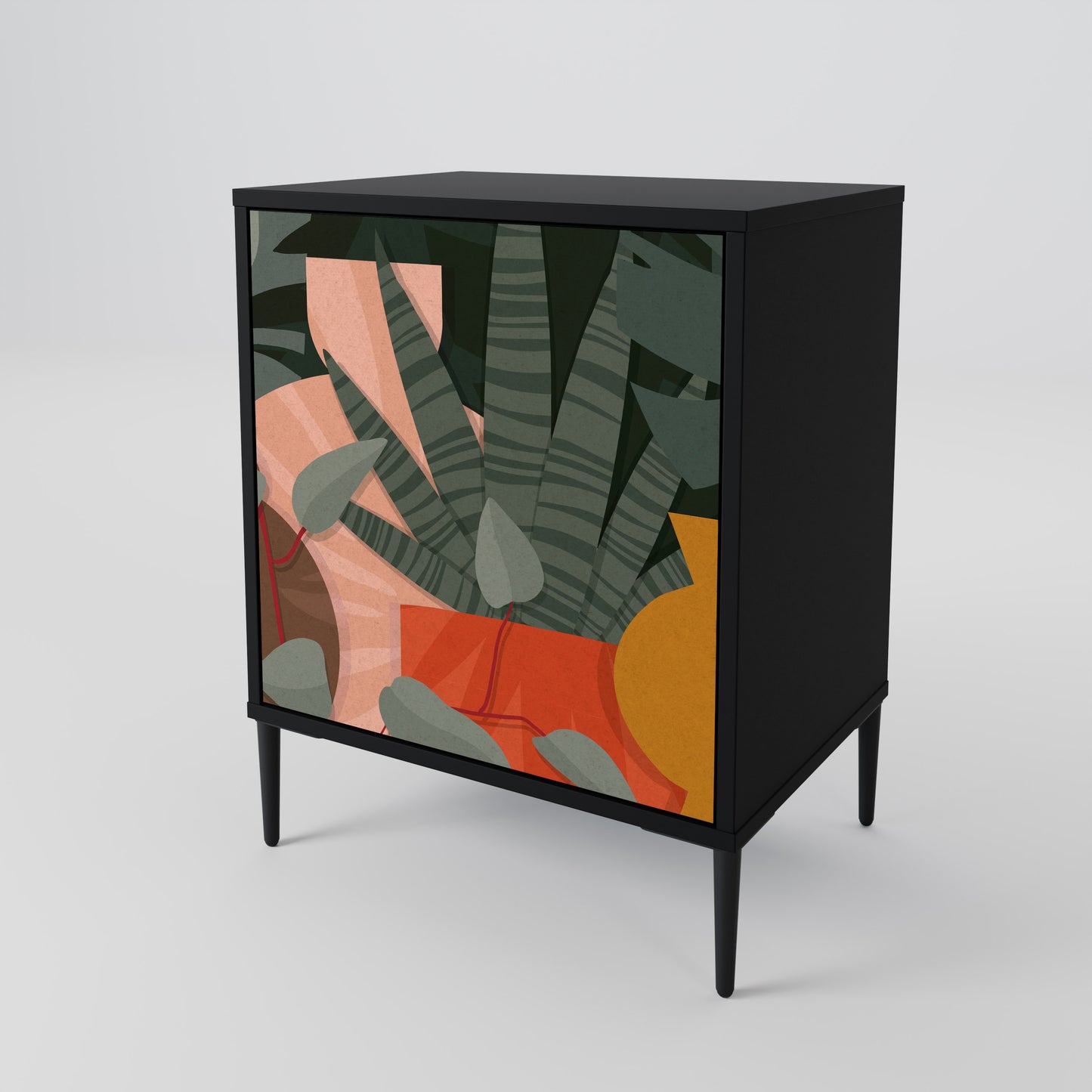 TROPICAL COMPOSITION 1-Door Sideboard