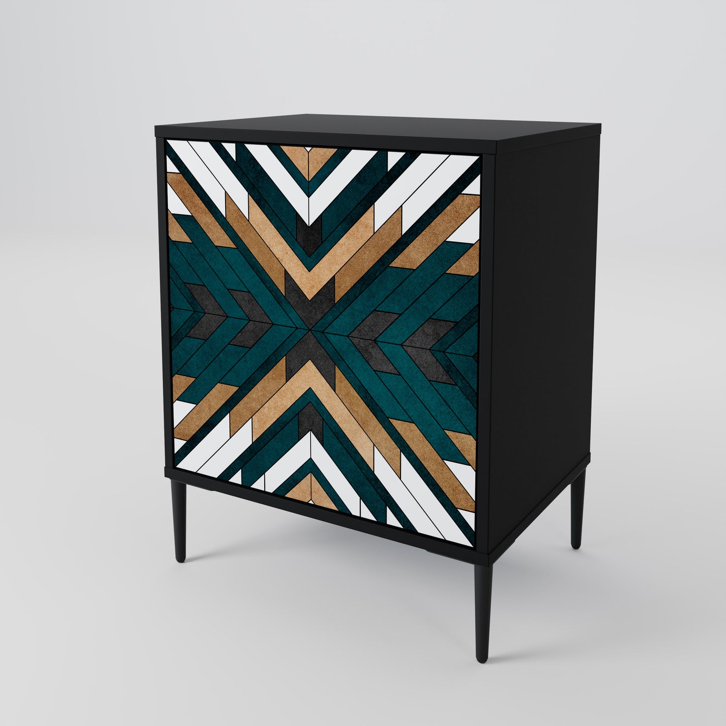 ARTISTIC GEOMETRY 1-Door Sideboard