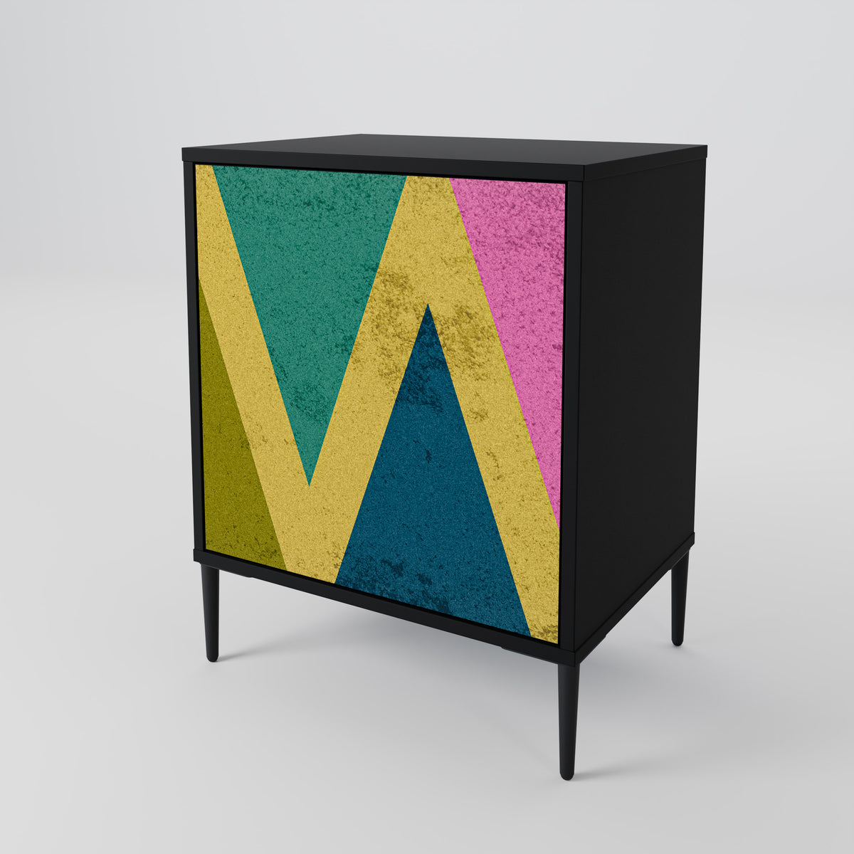 COLORFUL TRIANGLES Μπουφές 1-θύρας