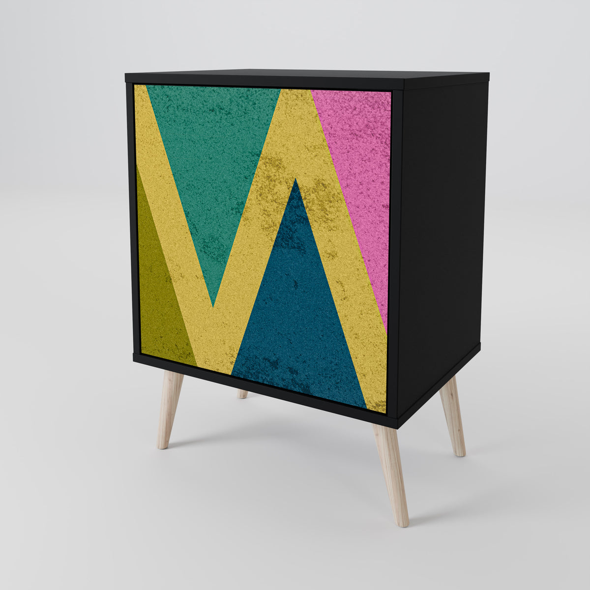 COLORFUL TRIANGLES Μπουφές 1-θύρας