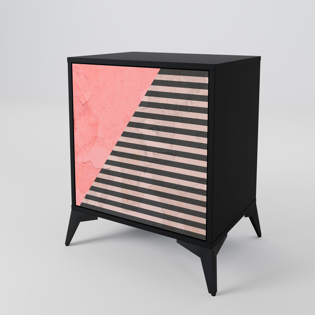 GLAMOROUS STRIPE Μπουφές 1-θύρας