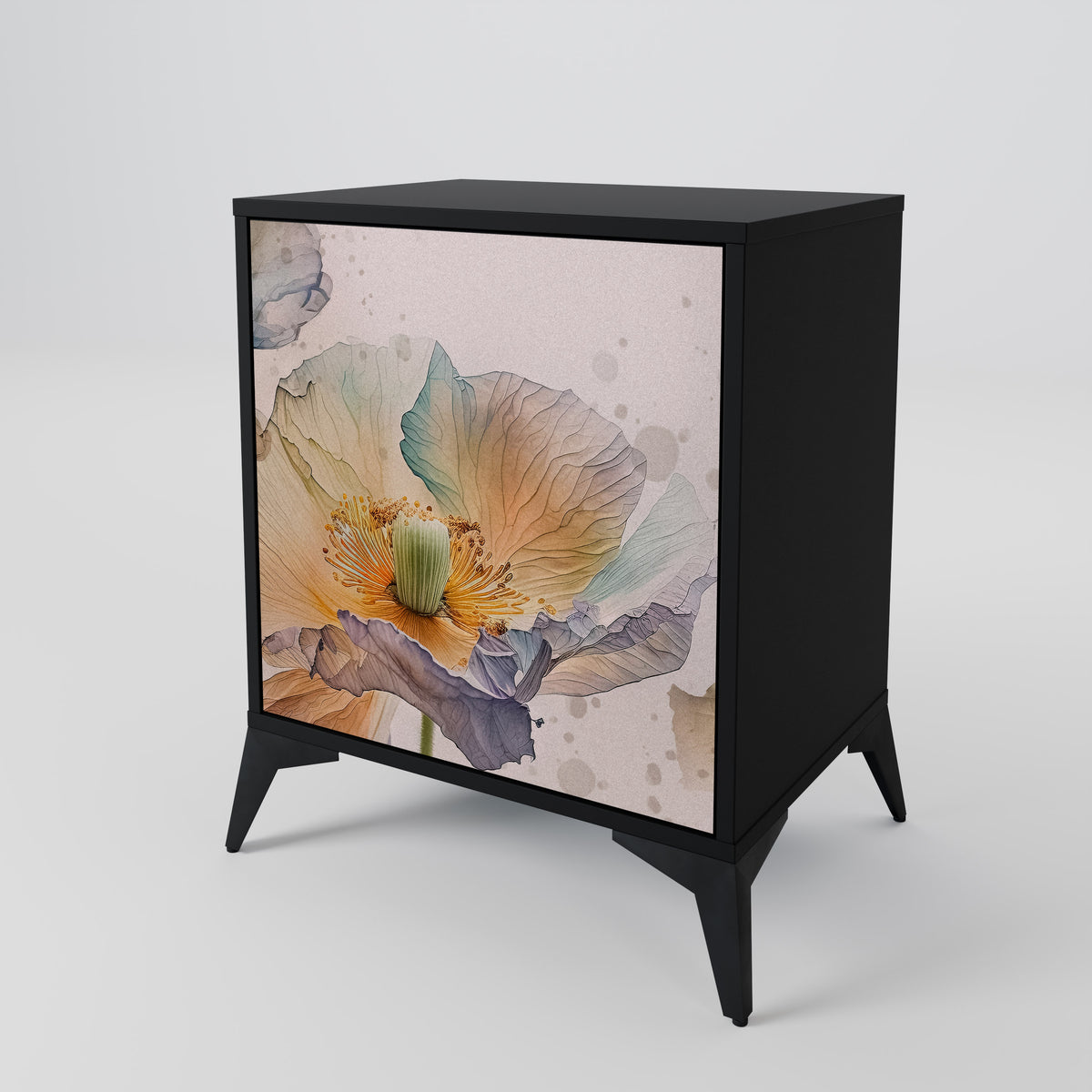 SOFTEN POPPY 1-Door Sideboard