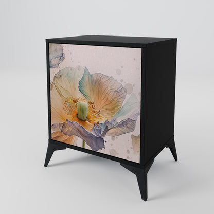 SOFTEN POPPY 1-Door Sideboard