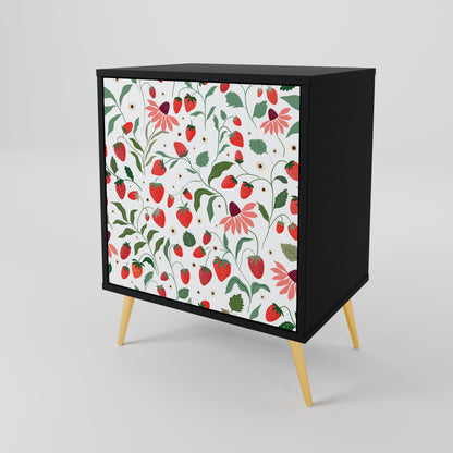 FLOWERS AND STRAWBERRIES Μπουφές 1-θύρας