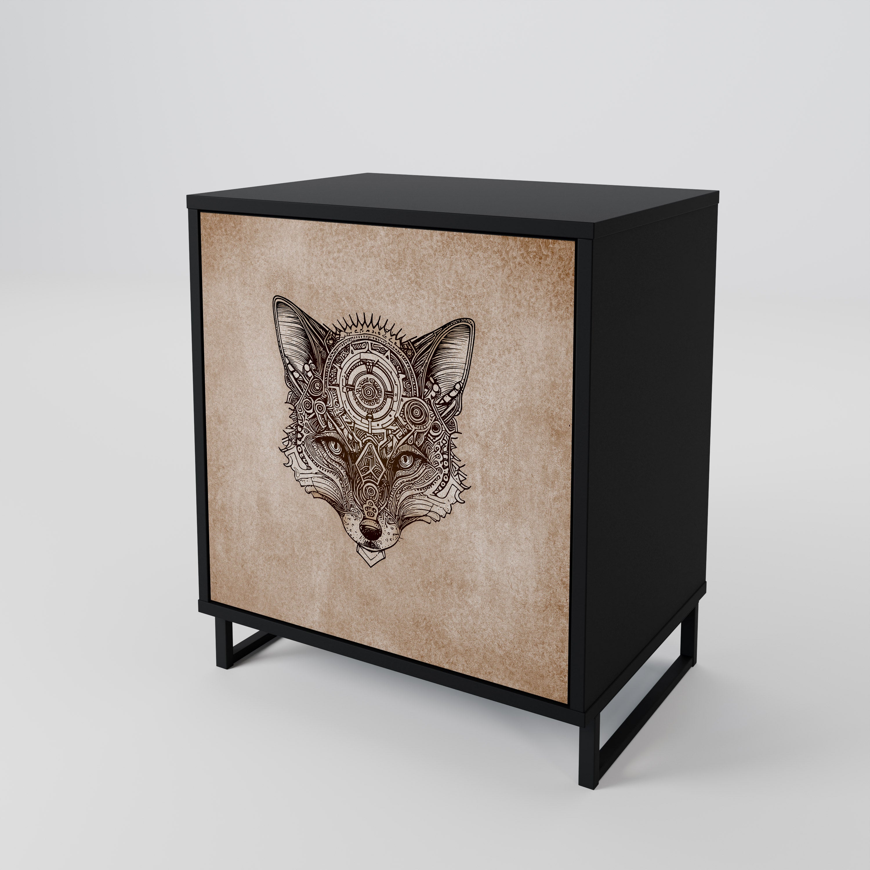STEAMPUNK CLAN 1-Door Sideboard